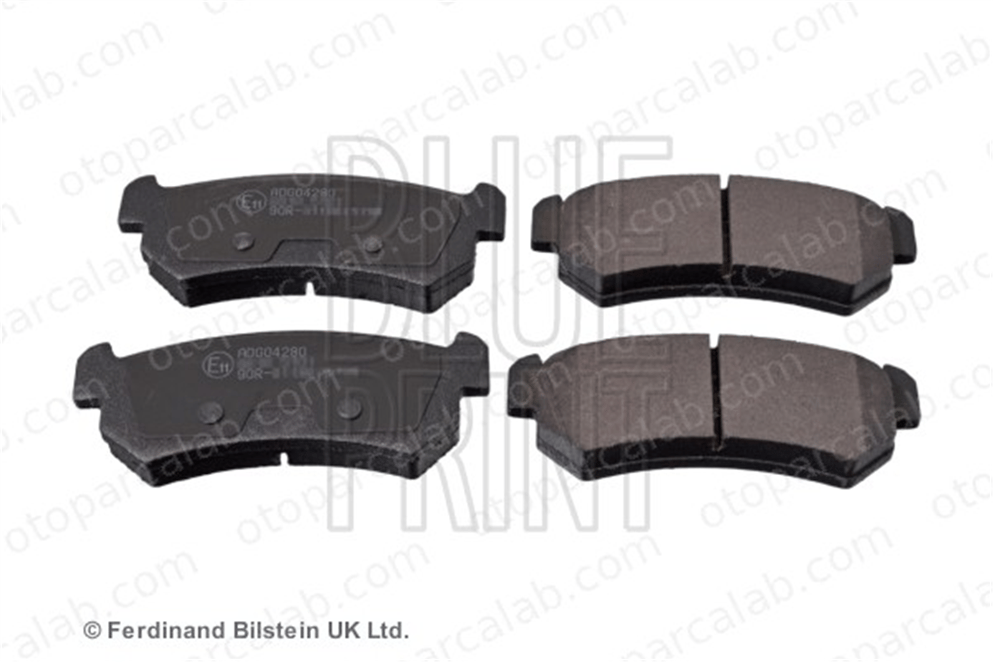 BLUE PRINT ADG04280 Fren Disk Balata Arka DAEWOO NUBIRA Sedan CHEVROLET NUBIRA Sedan 96405131