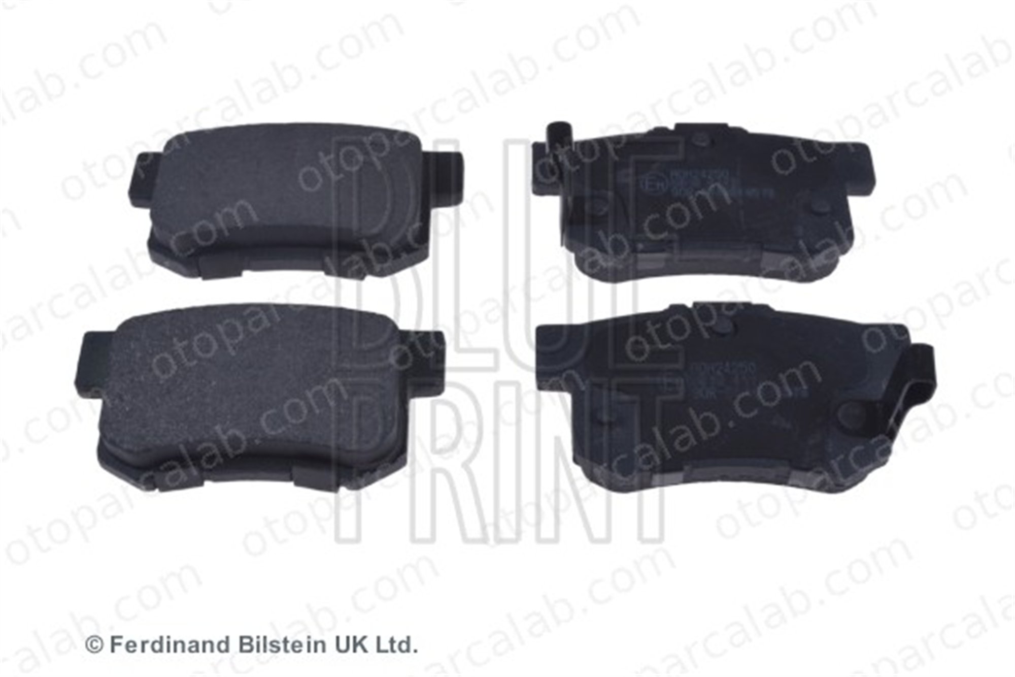 BLUE PRINT ADH24250 Fren Disk Balata Arka SUZUKI SX4 FIAT SEDICI 6430S2A000 06430-S2A-000