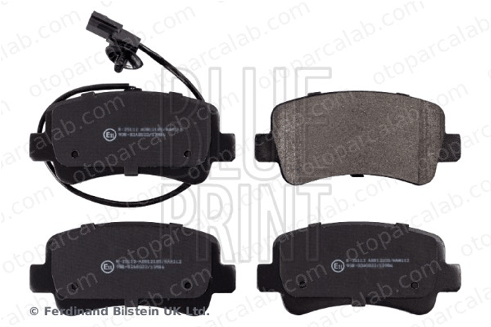 BLUE PRINT ADN142154 Fren Disk Balata Arka OPEL MOVANO B Panelvan/Van MOVANO B Platform şasi 440601147R 4406000Q0L