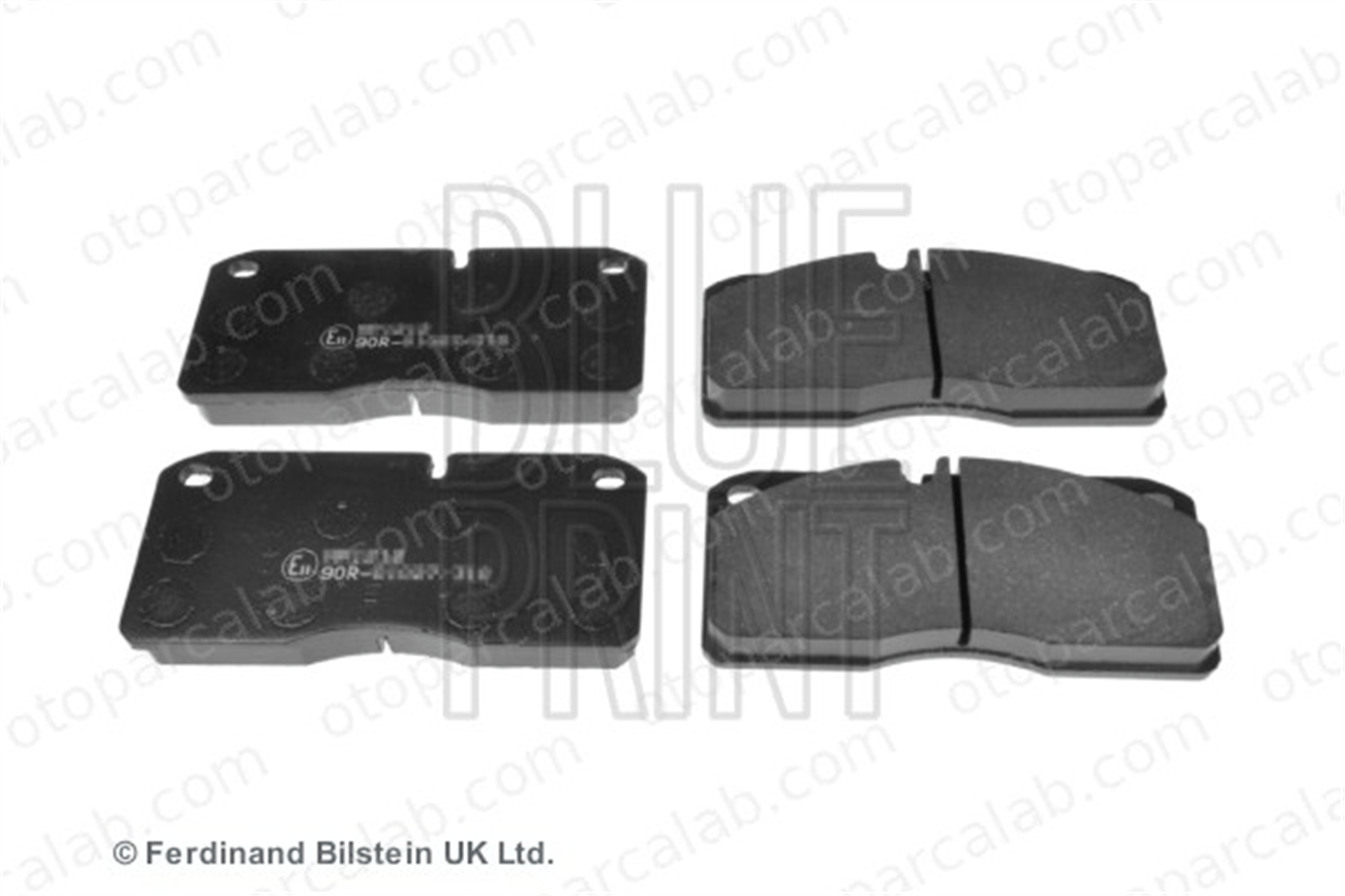 BLUE PRINT ADN142158 Fren Disk Balata Ön MERCEDES-BENZ AROCS ACTROS MP4 / MP5 410609X425