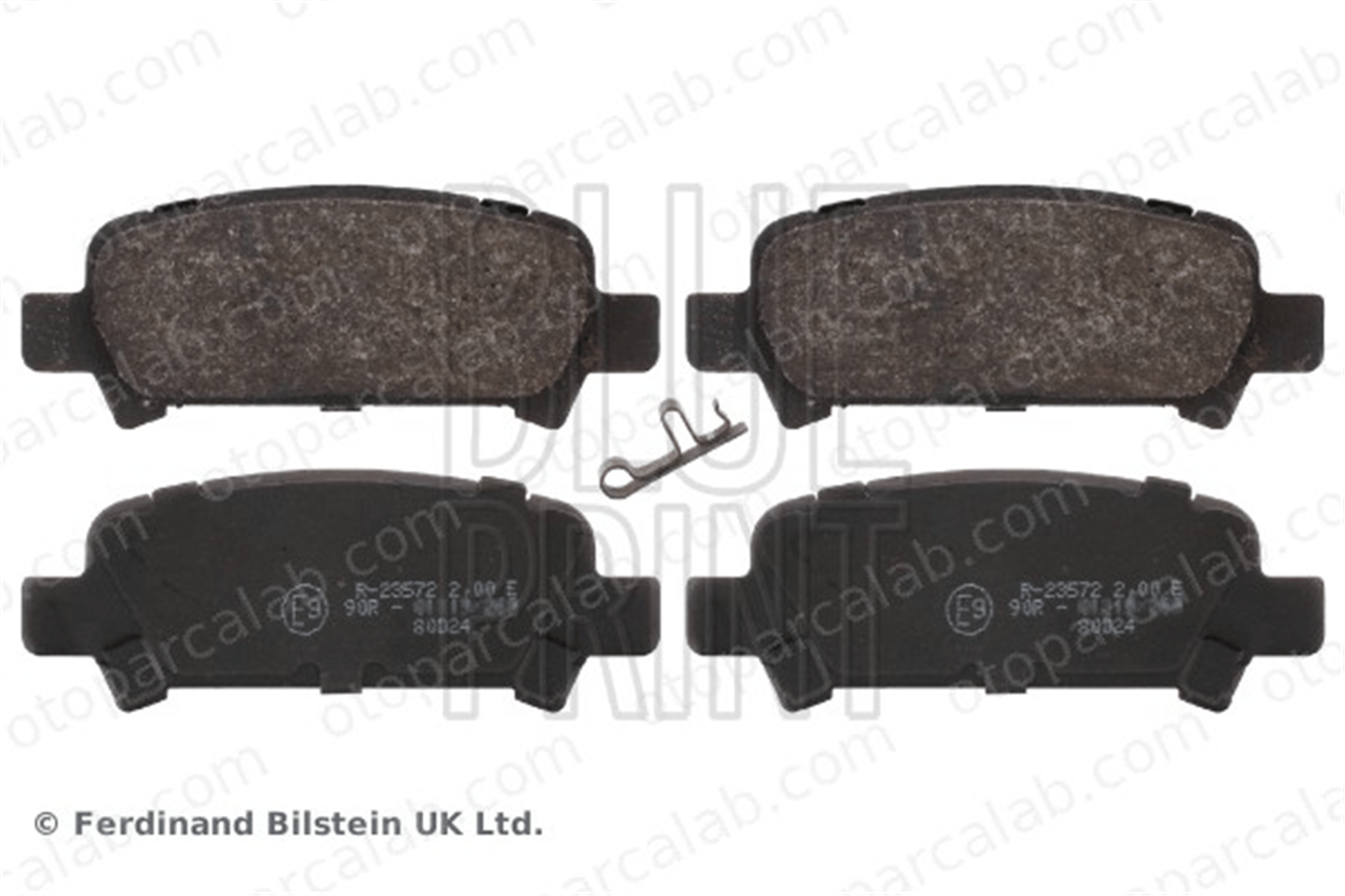 BLUE PRINT ADS74219 Fren Disk Balata Arka SUBARU IMPREZA Sedan IMPREZA Station wagon V9118F011 4605A644