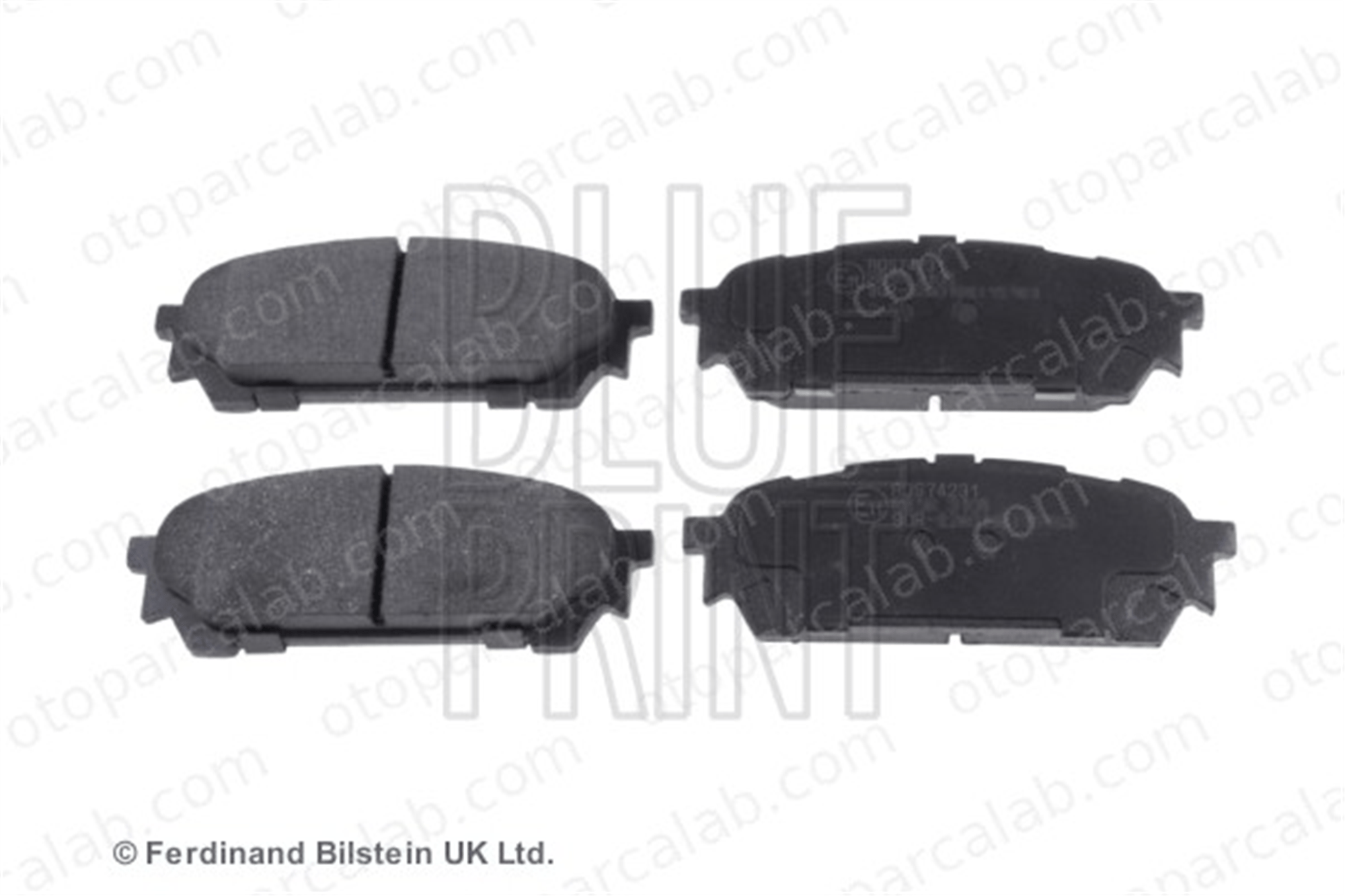BLUE PRINT ADS74231 Fren Disk Balata Arka SUBARU FORESTER IMPREZA Station wagon 26696FE040 26696FE050