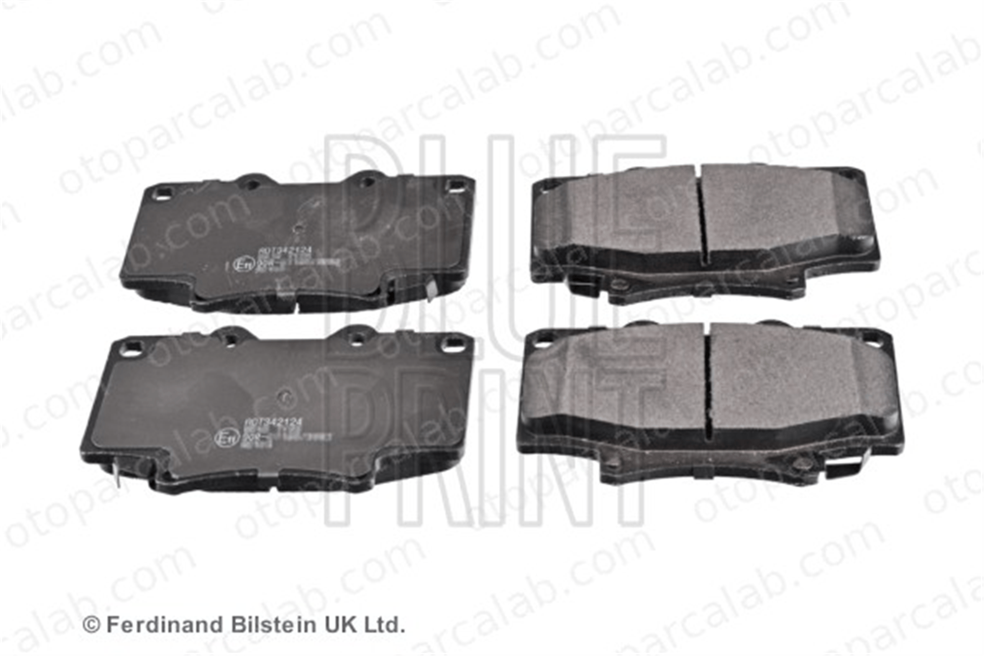 BLUE PRINT ADT342124 Fren Disk Balata Ön TOYOTA LAND CRUISER 80 446535140 0446535140