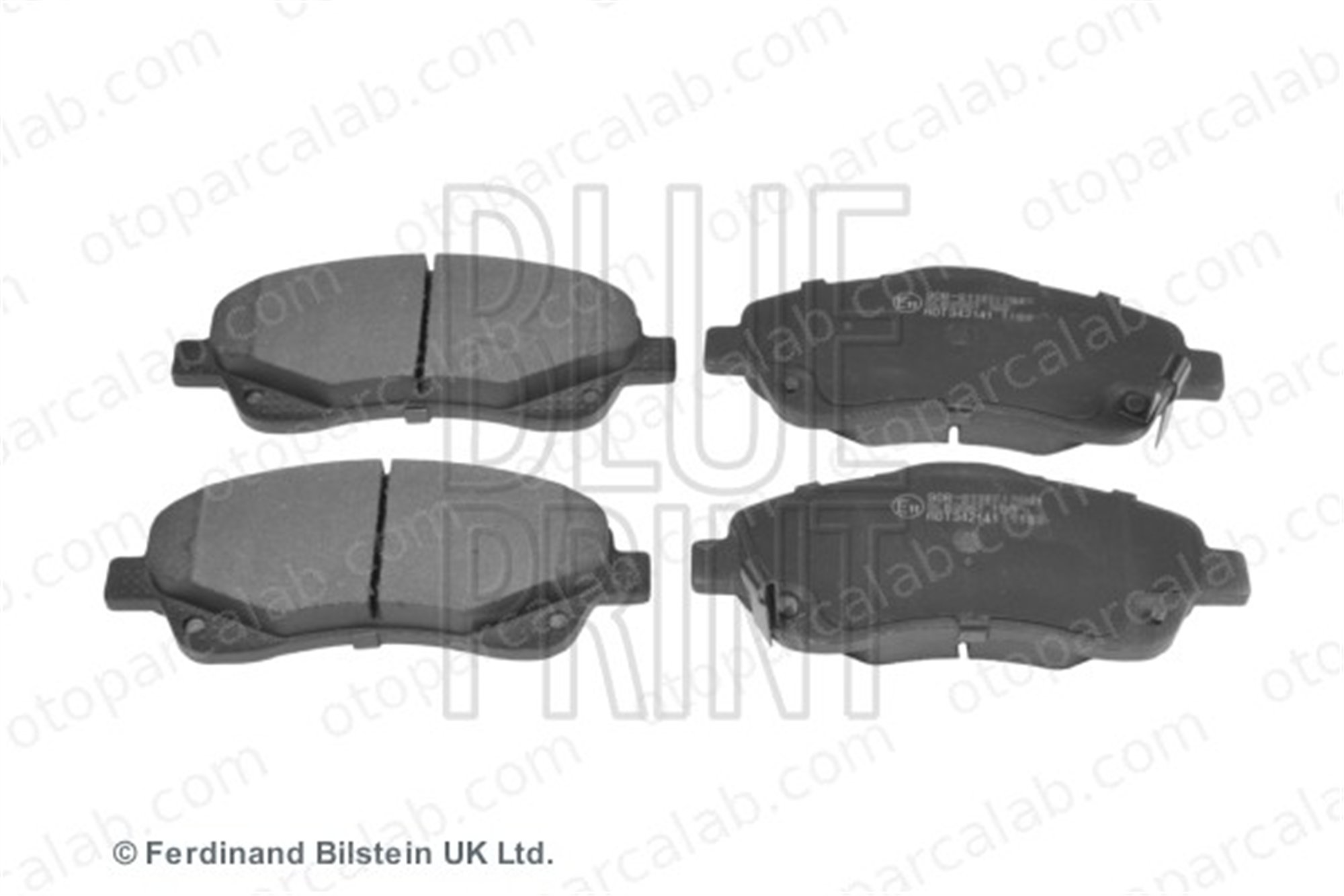 BLUE PRINT ADT342141 Fren Disk Balata Ön TOYOTA AVENSIS AVENSIS Sedan 446505131 0446505131