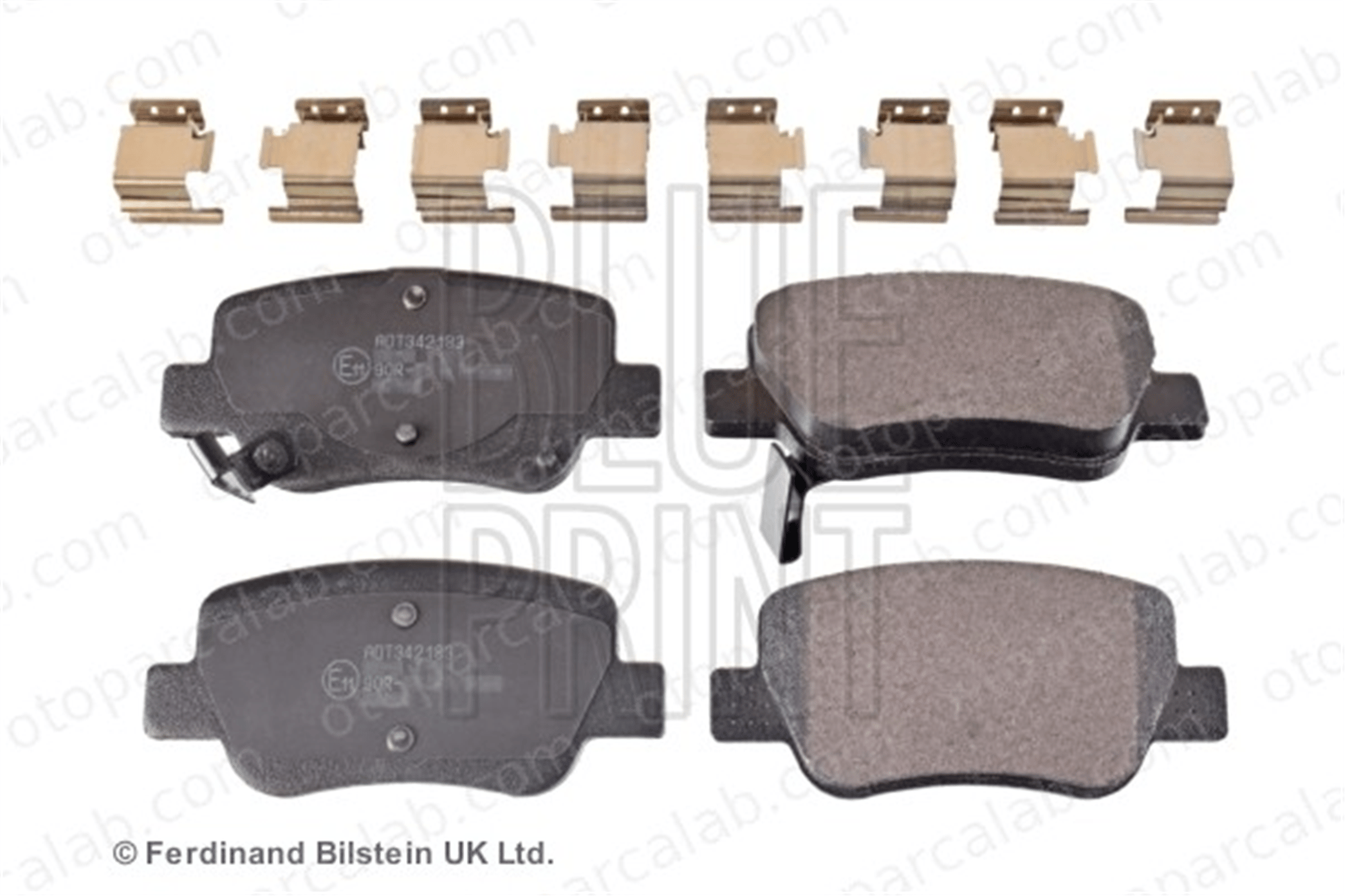 BLUE PRINT ADT342183 Fren Disk Balata Arka TOYOTA AVENSIS Sedan AVENSIS Station wagon 446605040 0446605040