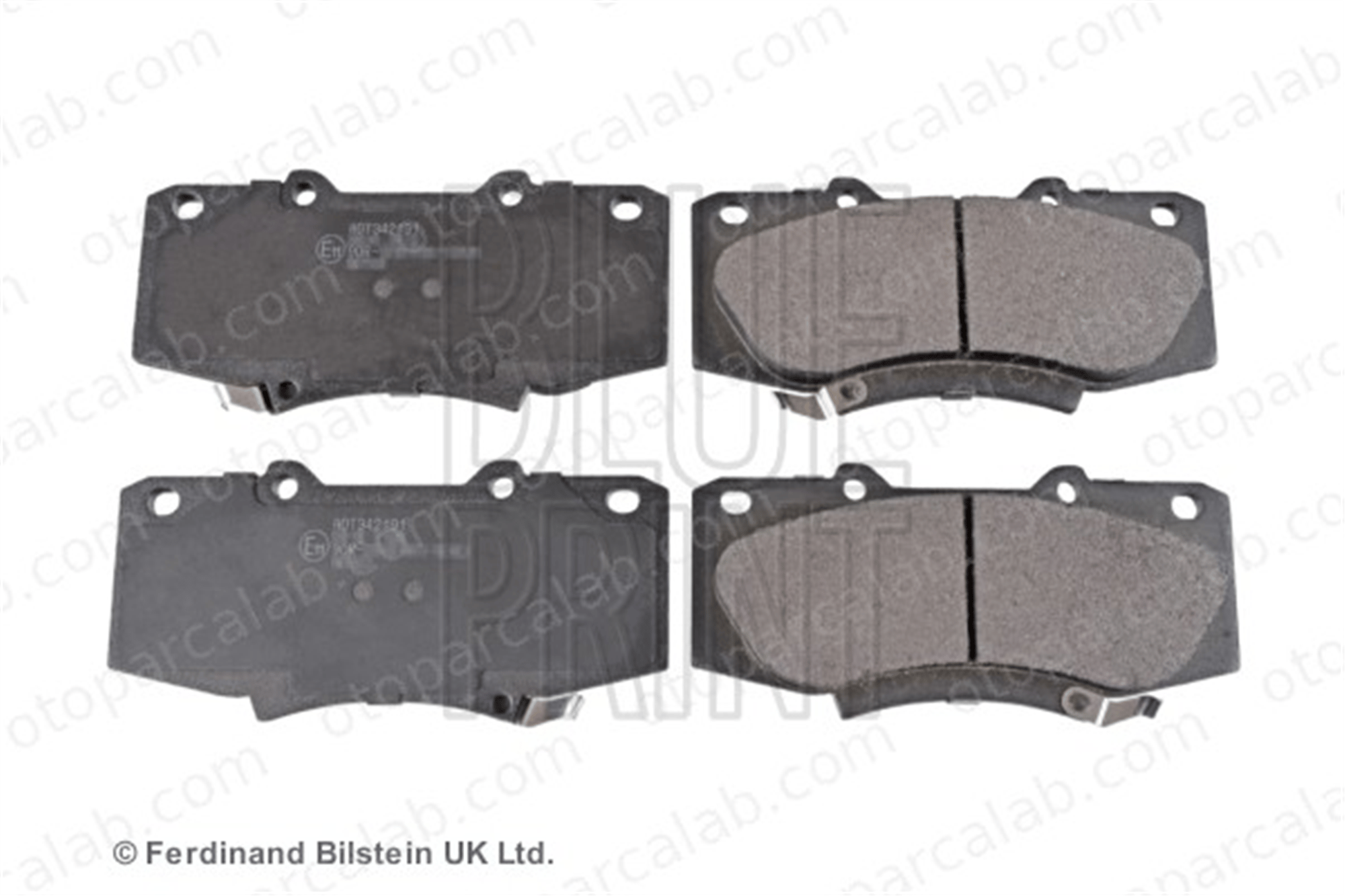 BLUE PRINT ADT342191 Fren Disk Balata Ön TOYOTA HILUX VII Pick-up HILUX VIII Pick-up 44650K260 04465-0K260