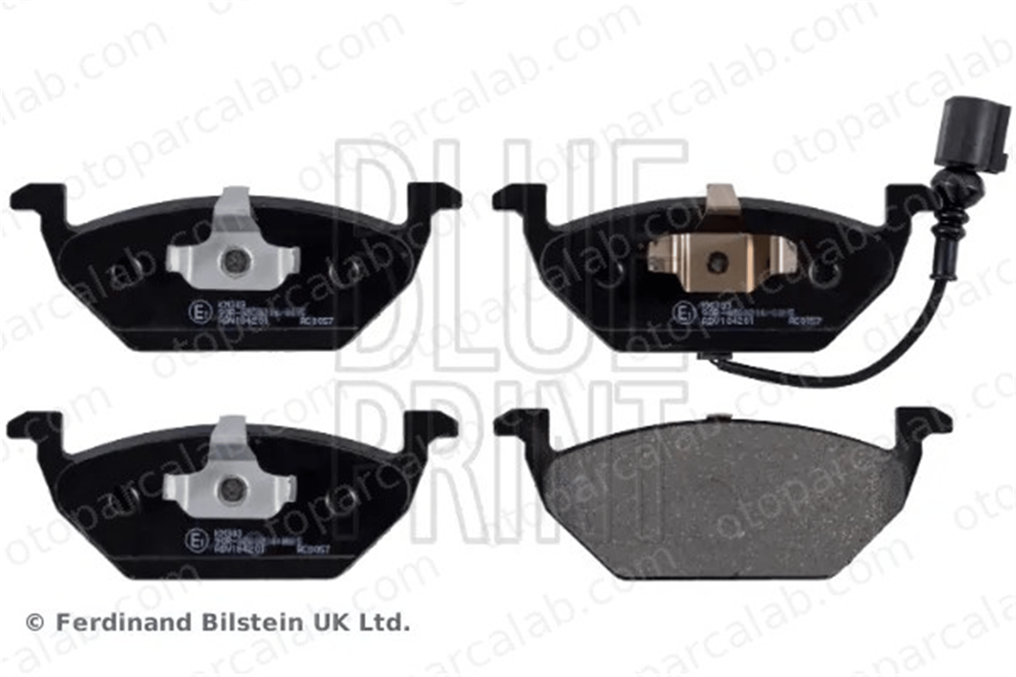 BLUE PRINT ADV184201 Fren Disk Balata Ön VW GOLF IV GOLF IV Variant 1J0698151G 1K0698151F