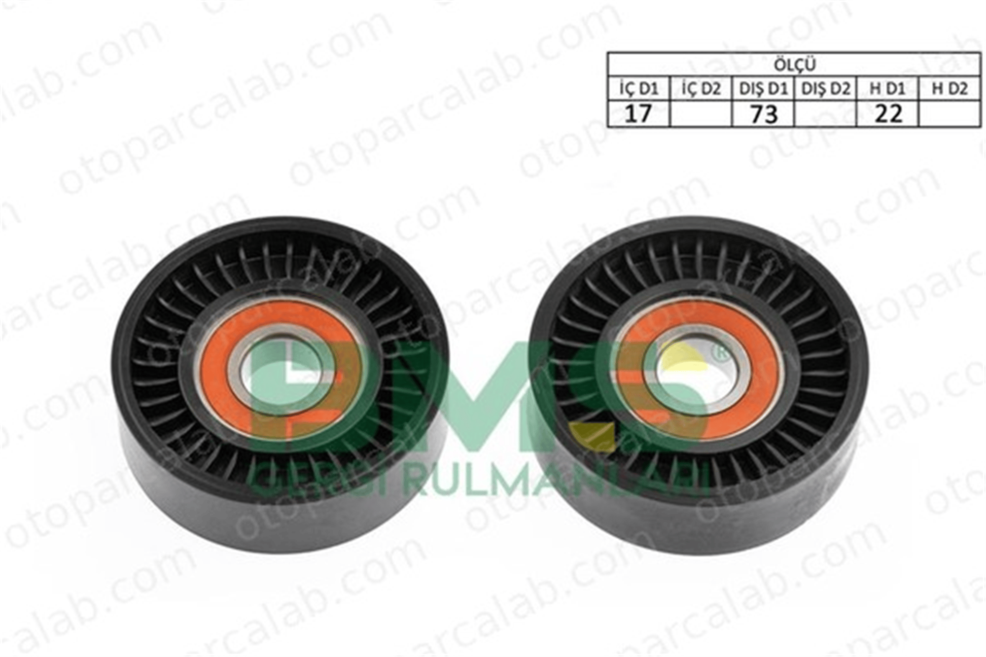 BMS 214 Vantilatör Kayış Gergi Rulmanı 96FFI9A216AE