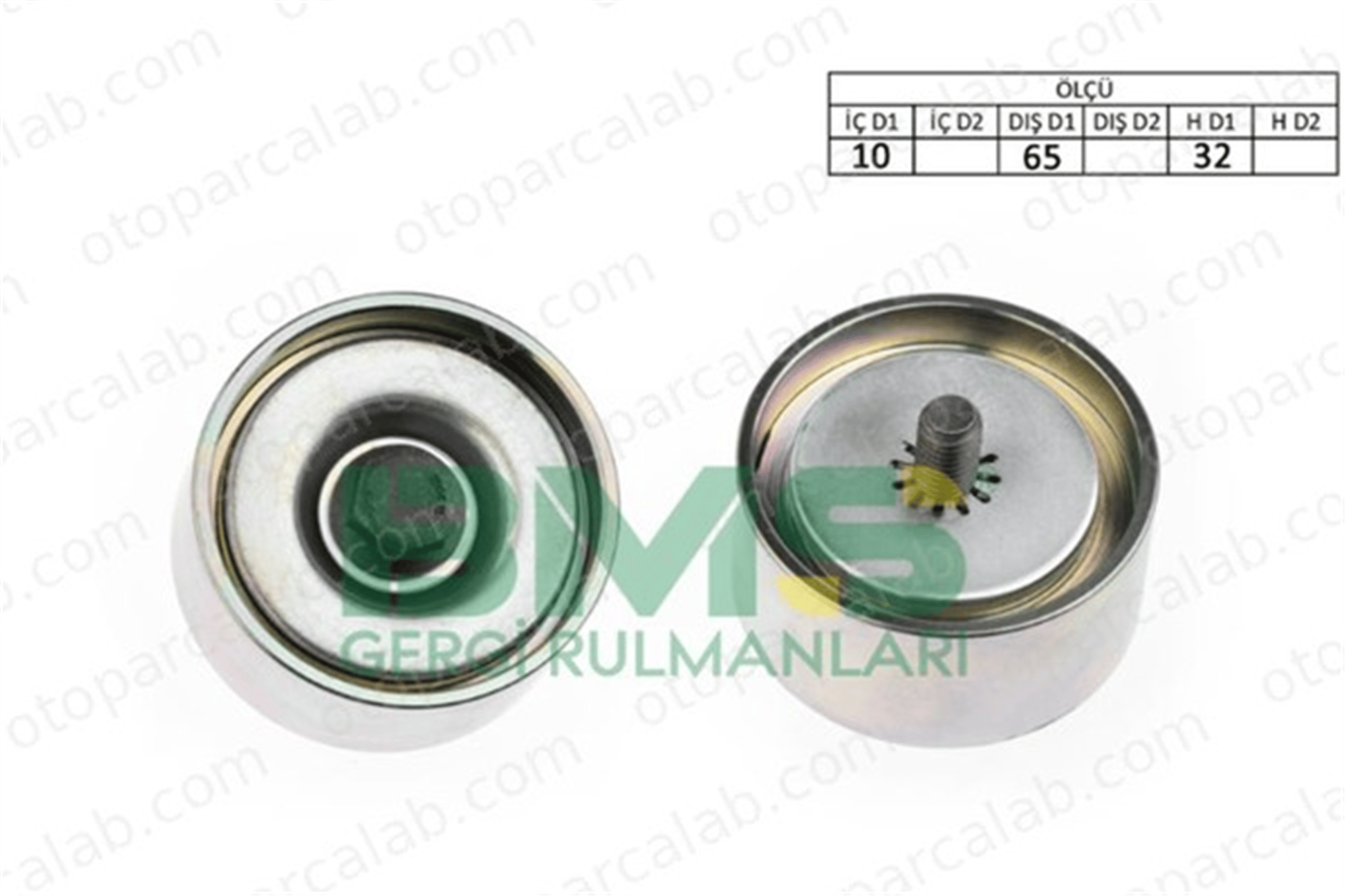 BMS 391 Vantilatör Kayış Gergi Rulmanı IVECO STRALIS II EUROCARGO V 1399614 1702527