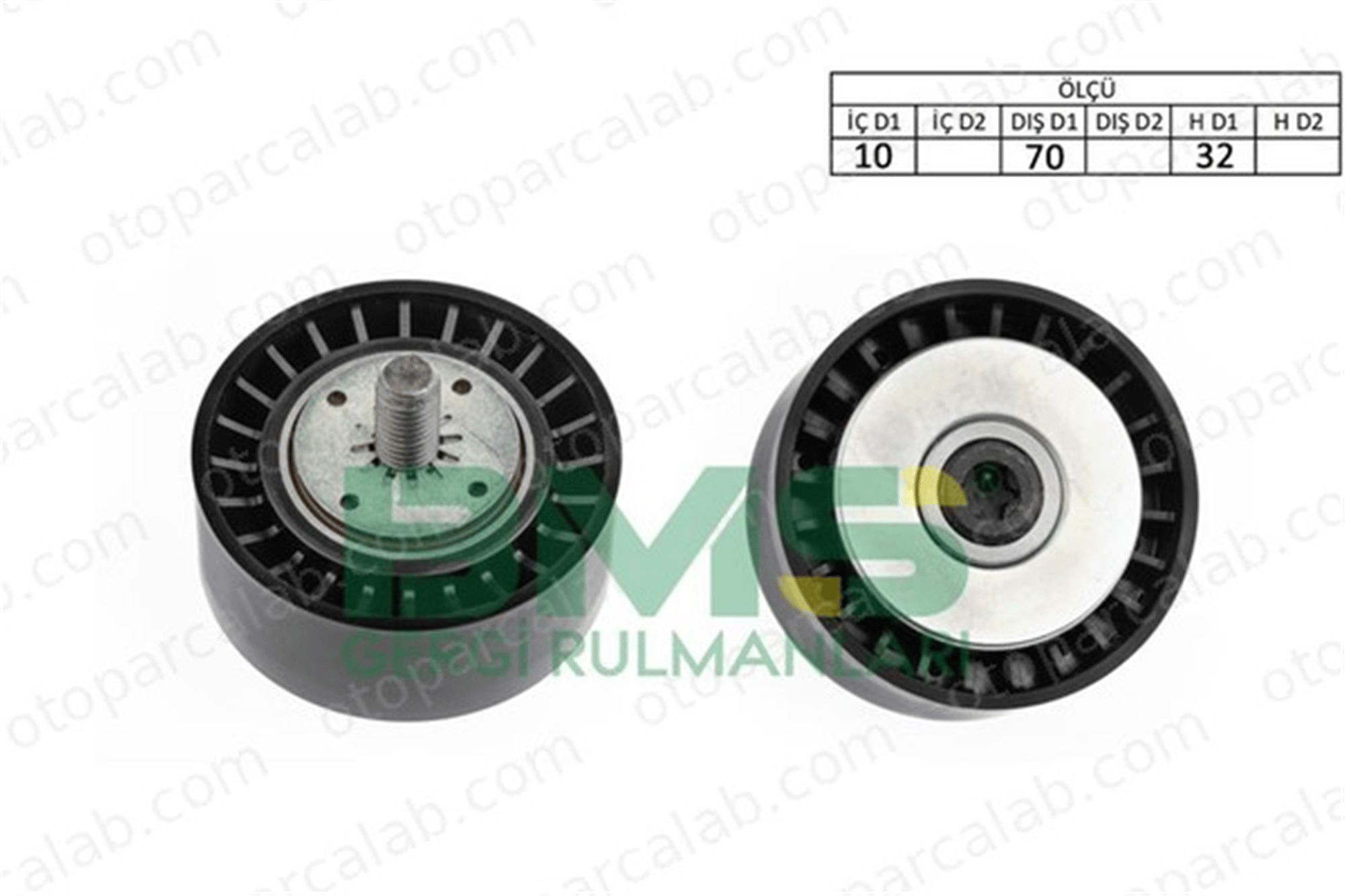 BMS 466 Vantilatör Kayış Gergi Rulmanı OPEL ANTARA A CHEVROLET CAPTIVA 96868478 4802597
