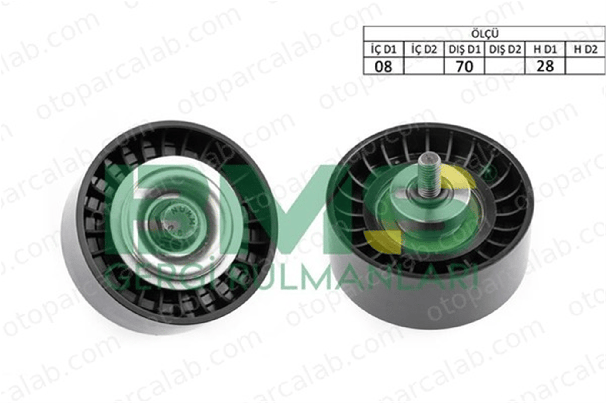 BMS 513 Vantilatör Kayış Gergi Rulmanı FORD ESCORT V FIESTA III 1015375 6200285