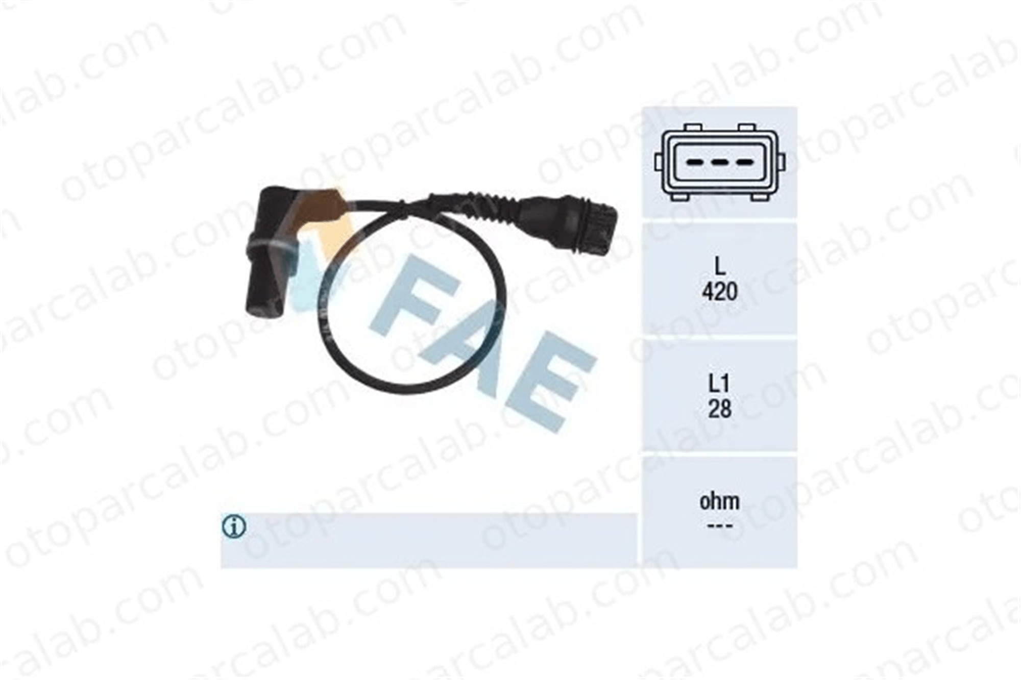 BMW ORJINAL 12141703221 Eksantrik Devir Sensörü BMW 5 5 Touring 12141703221 1703221