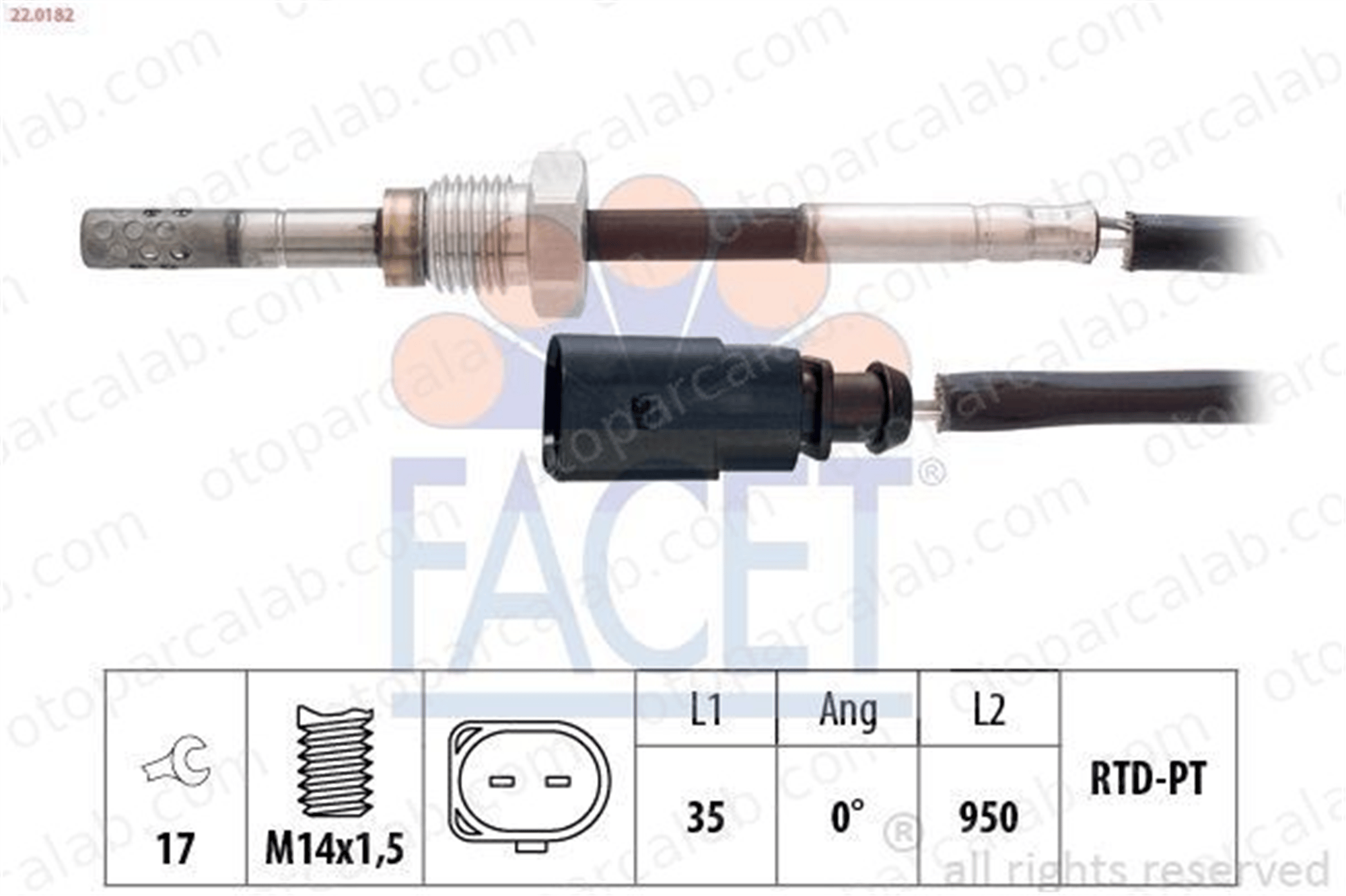 BOEM 03L906088CQ Egzoz Sıcaklık Sensörü VW AMAROK 3L906088CQ 3K906088