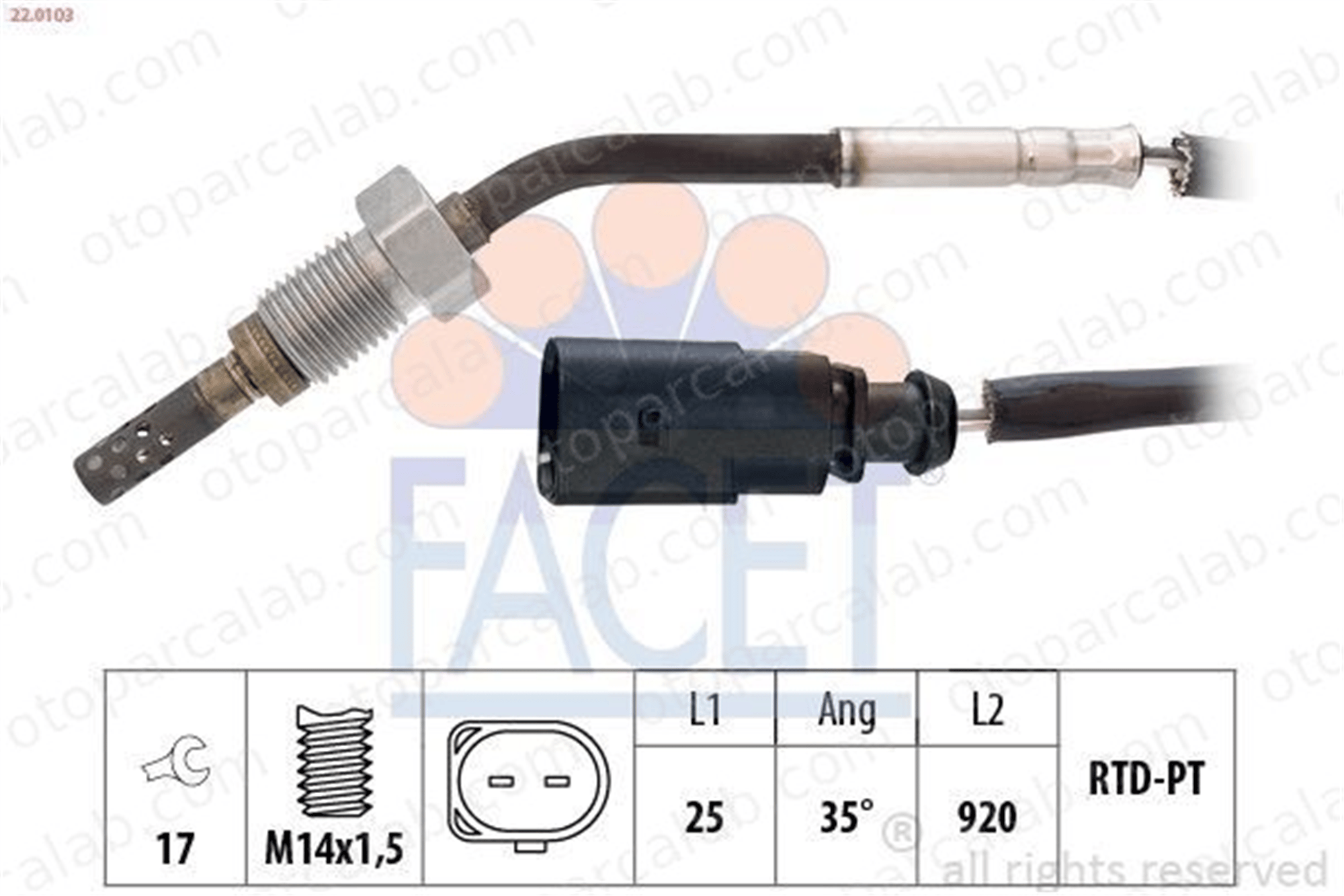 BOEM 03P906088A Egzoz Sıcaklık Sensörü SKODA FABIA II FABIA II Combi 3P906088A 03P 906 088 A