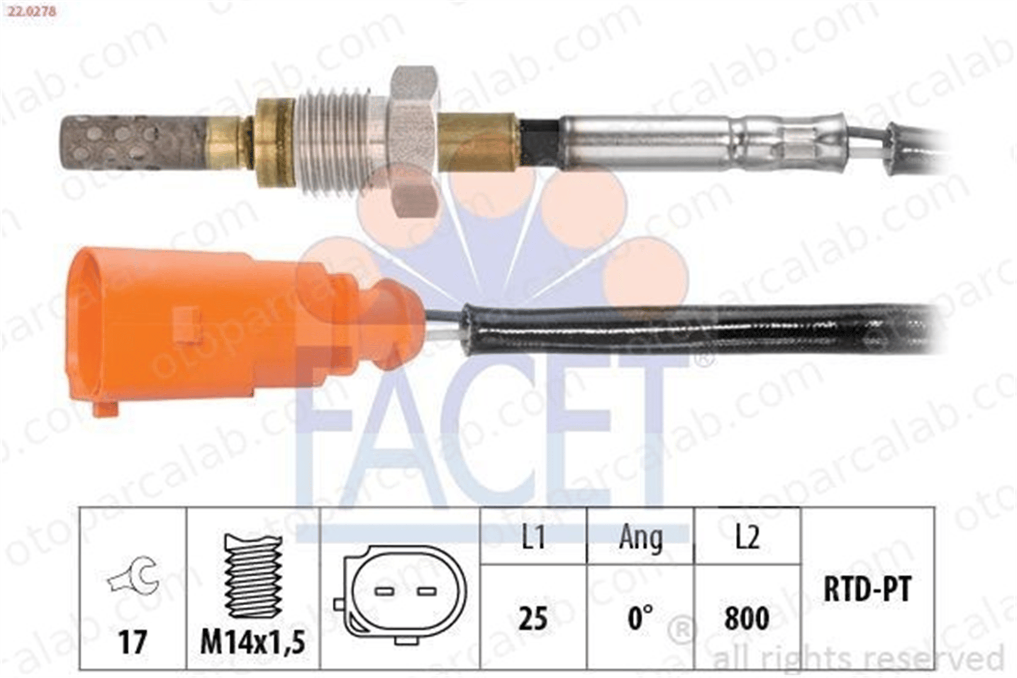 BOEM 04L906088B Egzoz Sıcaklık Sensörü SKODA OCTAVIA III OCTAVIA III Combi 4L906088B 04L 906 088 B