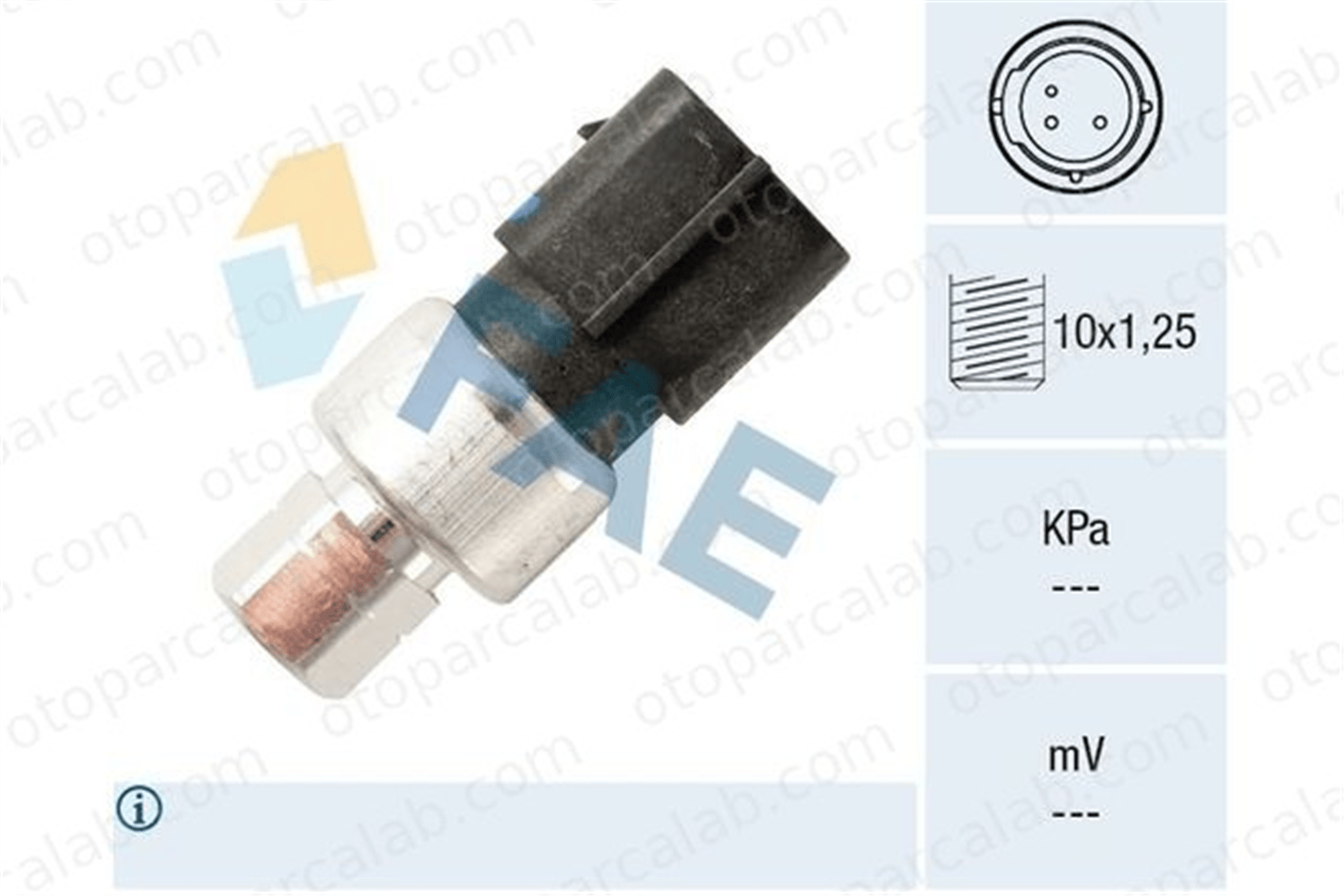 BOEM 7S4319D594AA Klima Basınç Müşürü FORD TRANSIT Panelvan/Van TRANSIT Platform şasi 7S4319D594AA 4170844