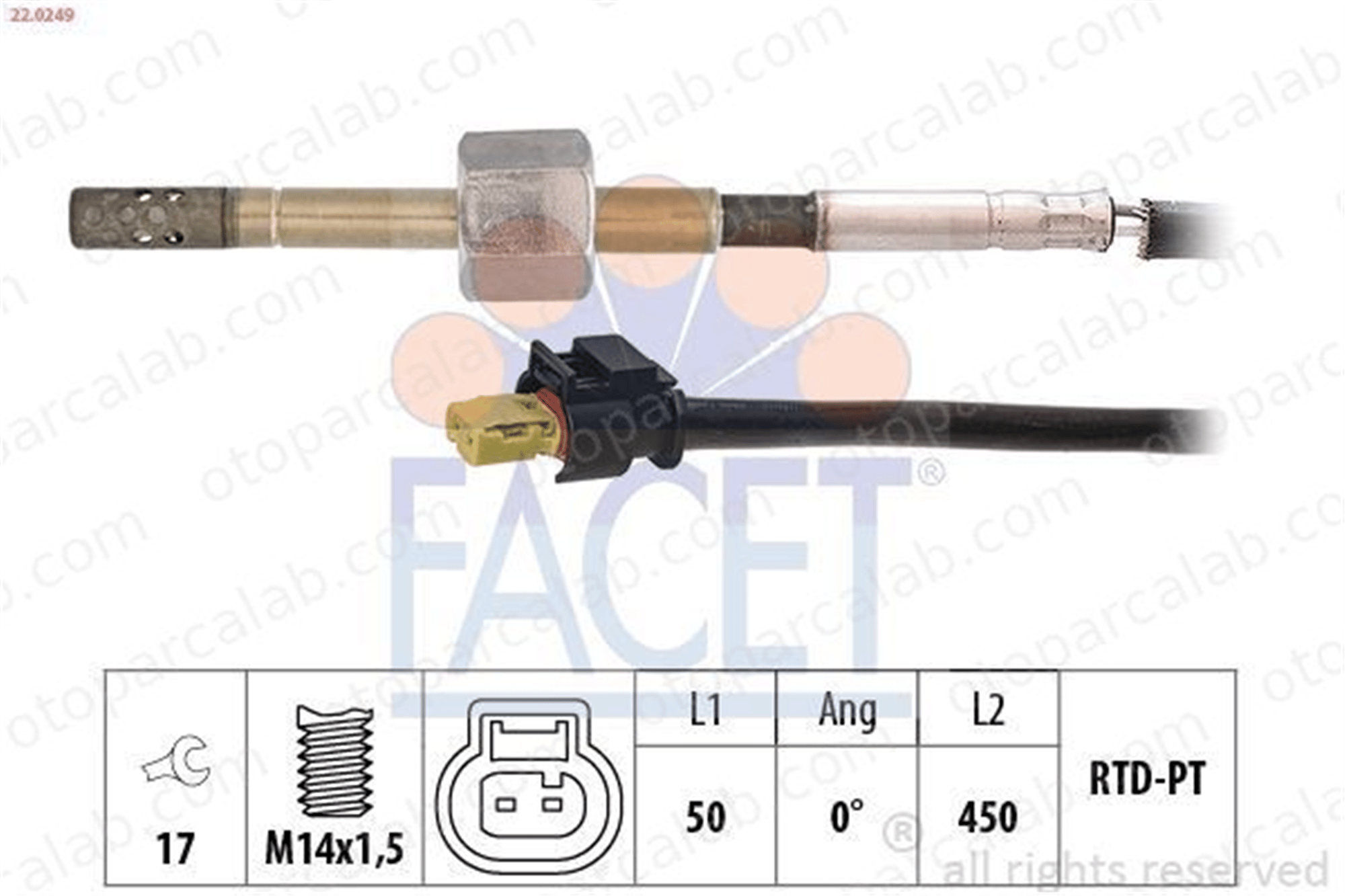 BOEM A0009053601 Egzoz Sıcaklık Sensörü MERCEDES-BENZ S-SERISI A0009053601 9053601