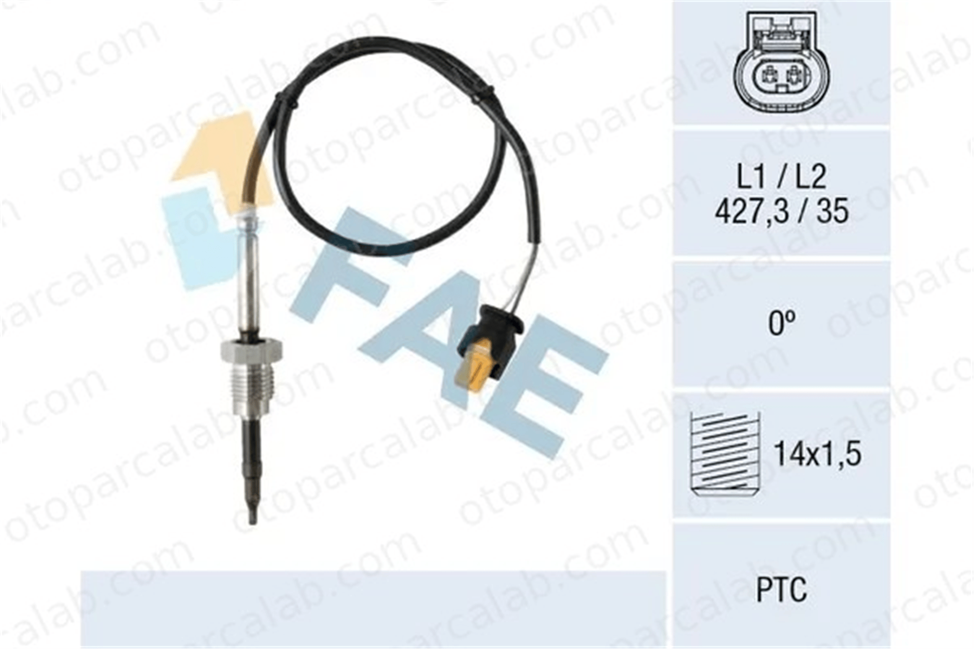BOEM A0009054405 Egzoz Sıcaklık Sensörü MERCEDES-BENZ VIANO VITO / MIXTO Panelvan/Van A0009054405 135535