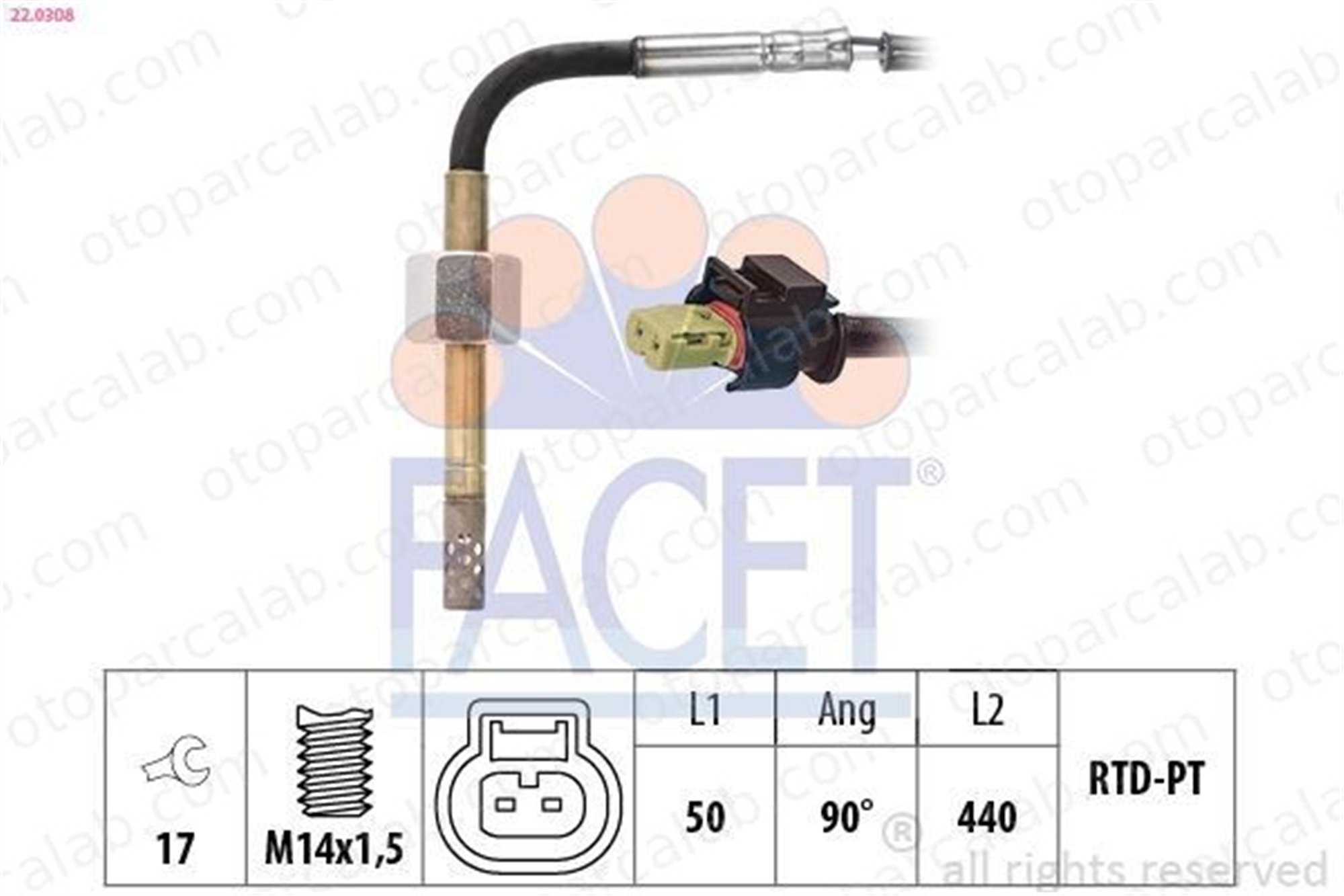 BOEM A0019052800 Egzoz Sıcaklık Sensörü MERCEDES-BENZ GLK-SERISI SL A0019052800 19052800