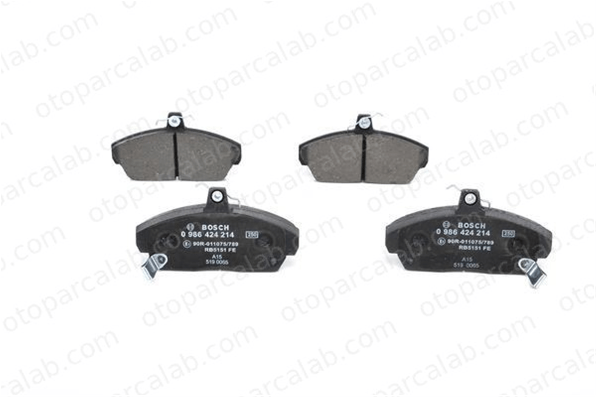 BOSCH 0 986 424 214 Fren Disk Balata Ön ROVER 200 II Hatchback 400 II HON45022S6DE01 HON45022S6DE50