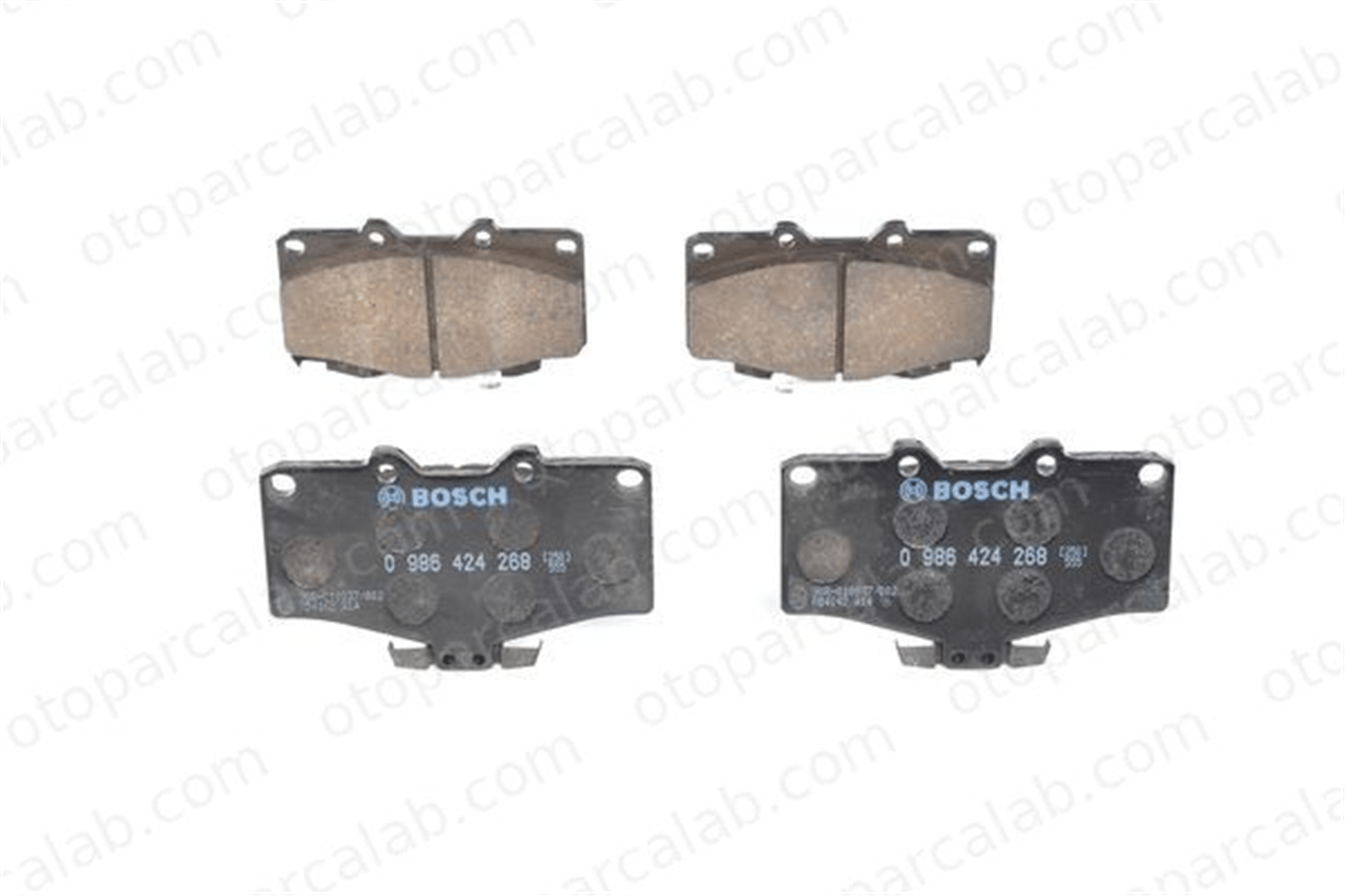 BOSCH 0 986 424 268 Fren Disk Balata Ön TOYOTA HILUX V Pick-up HILUX VI Pick-up 446535040 4465YZZDH