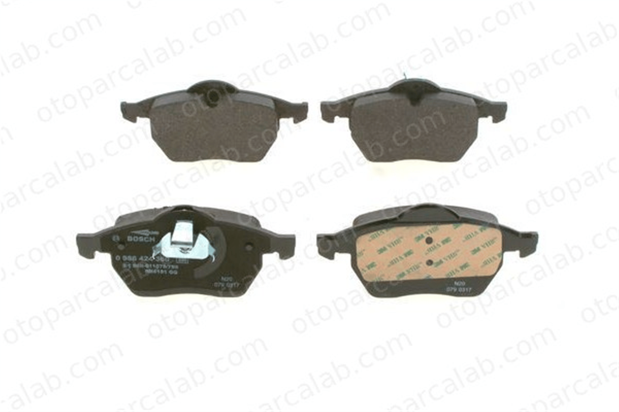 BOSCH 0 986 424 360 Fren Disk Balata Ön OPEL VECTRA B Station wagon VECTRA B 93191802 12759808
