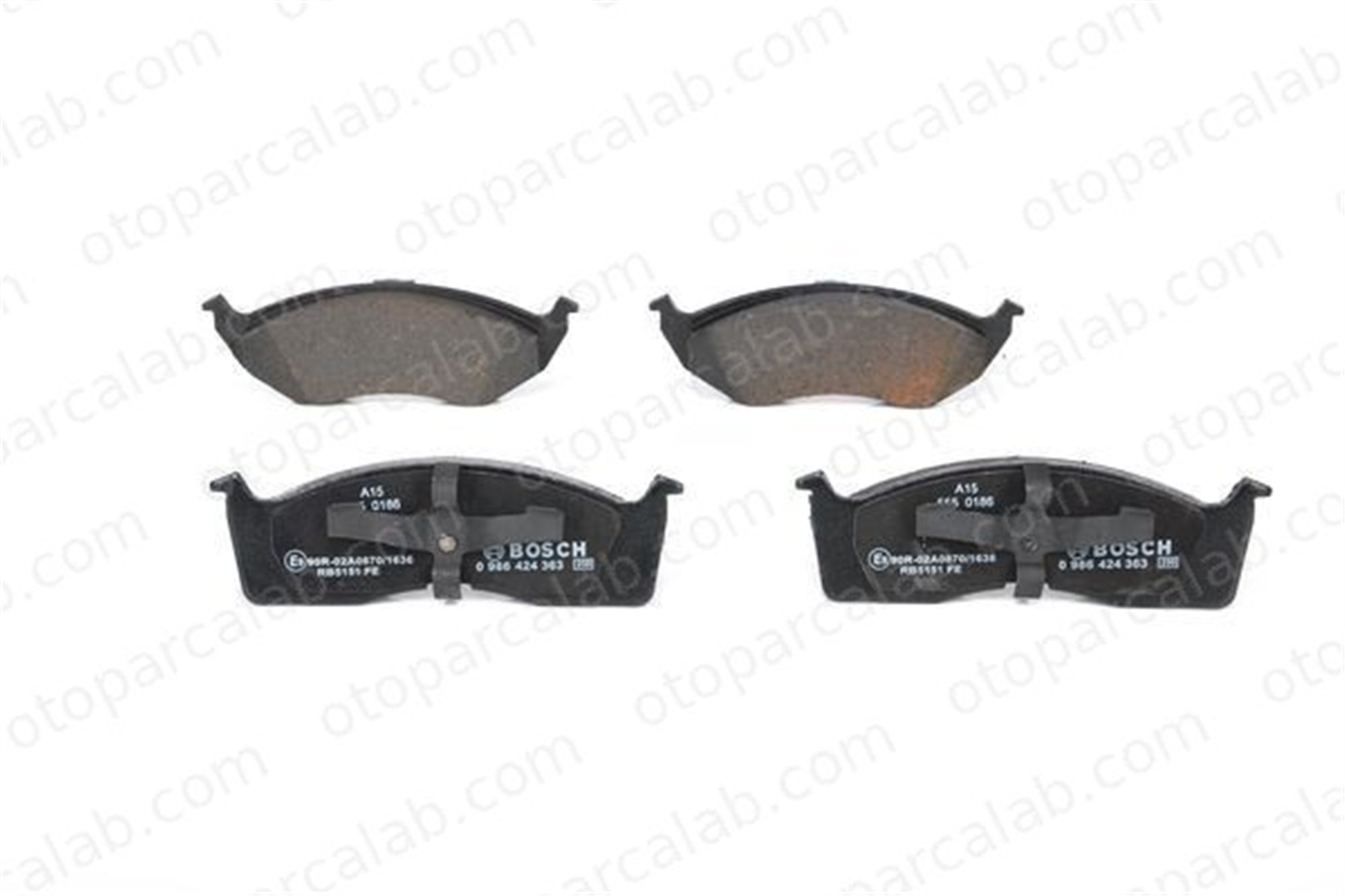 BOSCH 0 986 424 363 Fren Disk Balata Ön DODGE CARAVAN CHRYSLER NEON 101889S 0101889S