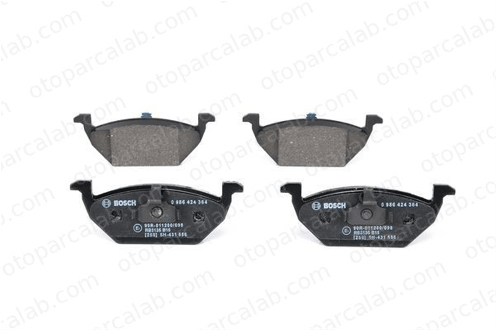BOSCH 0 986 424 364 Fren Disk Balata Ön SEAT IBIZA IV SC IBIZA IV 1J0698151A 1J0698151J