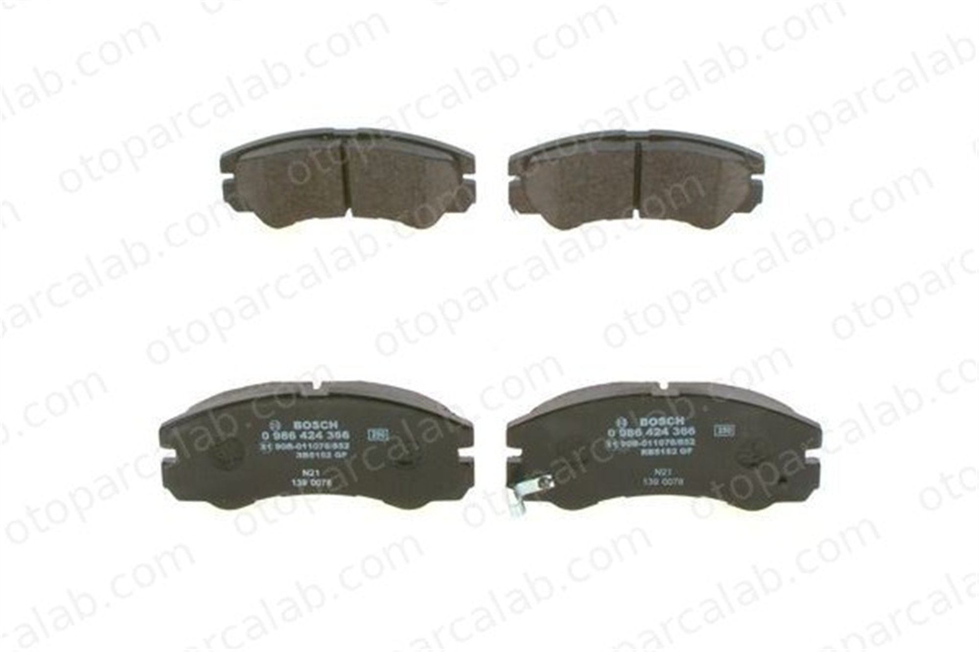 BOSCH 0 986 424 366 Fren Disk Balata Ön OPEL FRONTERA A FRONTERA B 1605852 8971755310