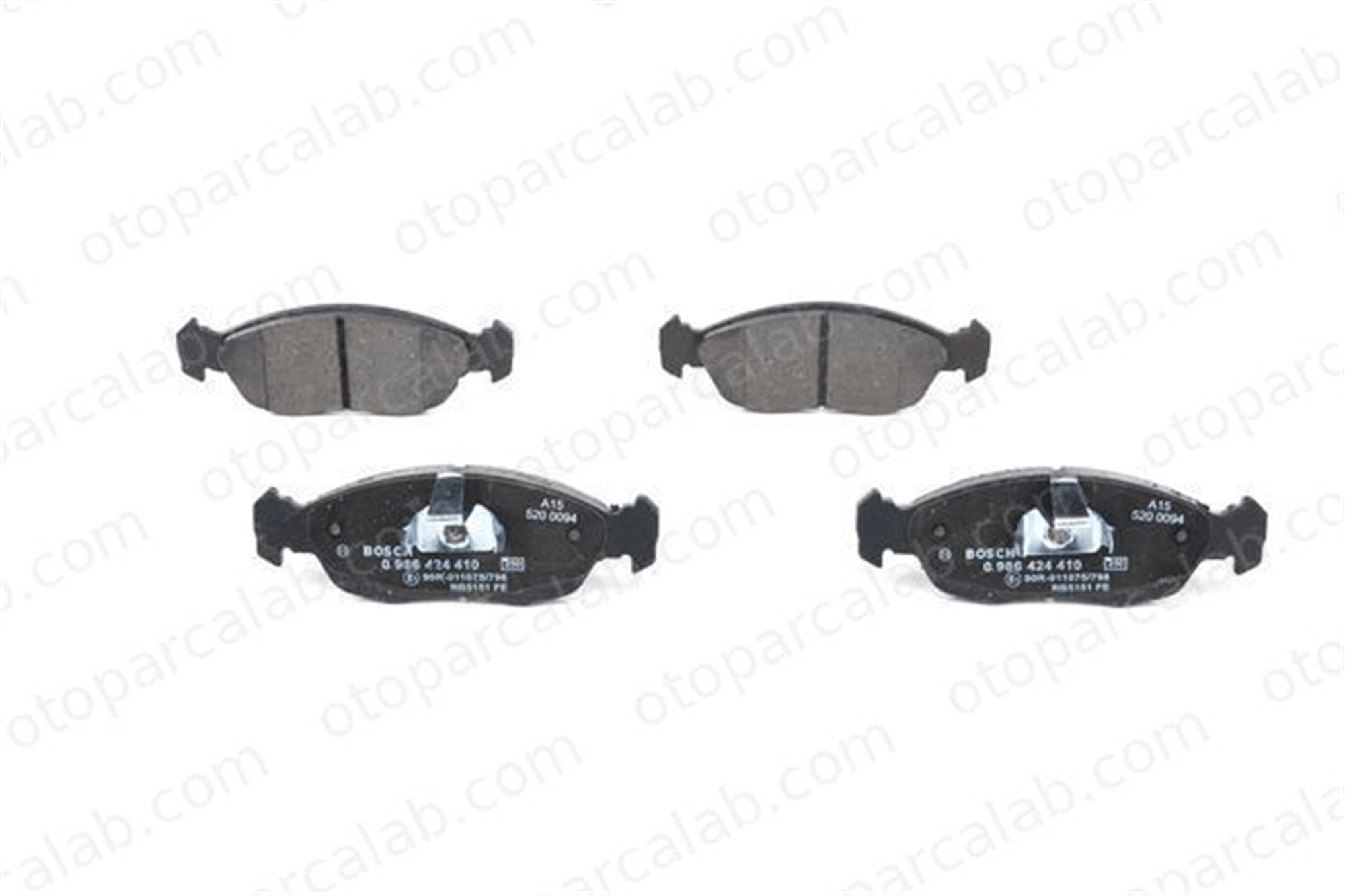 BOSCH 0 986 424 410 Fren Disk Balata Ön PEUGEOT 205 II CITROËN SAXO 415188 425121
