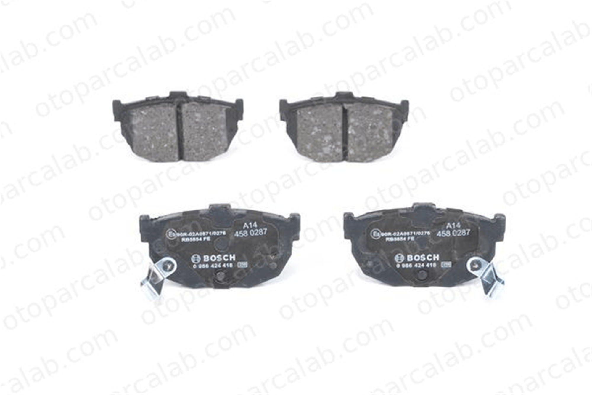BOSCH 0 986 424 418 Fren Disk Balata Arka HYUNDAI ELANTRA III Sedan COUPE II 583022FA10 5830229A00