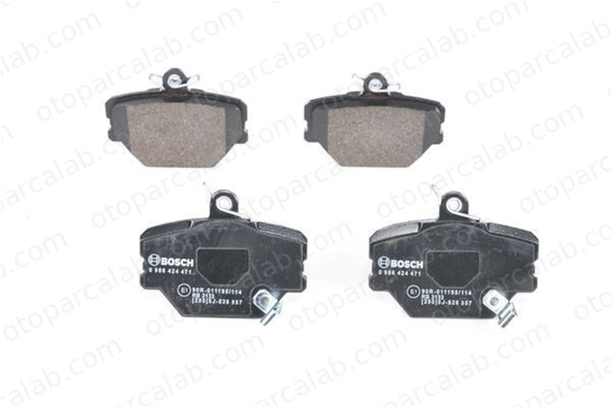 BOSCH 0 986 424 471 Fren Disk Balata Ön SMART FORTWO Coupe FORTWO Cabrio A4514210010 4514210010