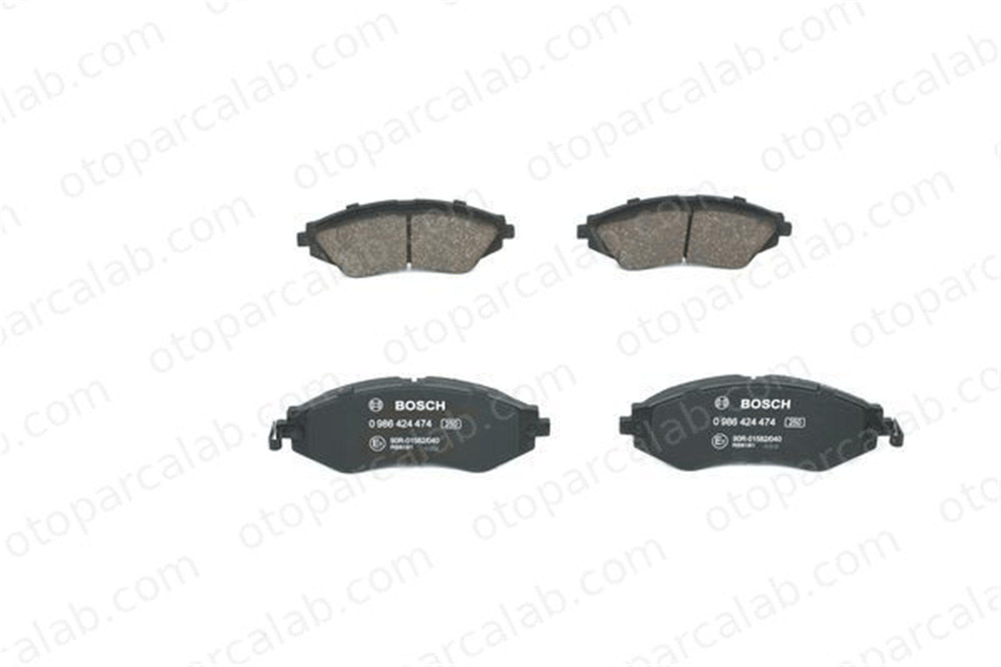 BOSCH 0 986 424 474 Fren Disk Balata Ön DAEWOO NUBIRA Sedan CHEVROLET AVEO / KALOS Sedan 22796495 12996405