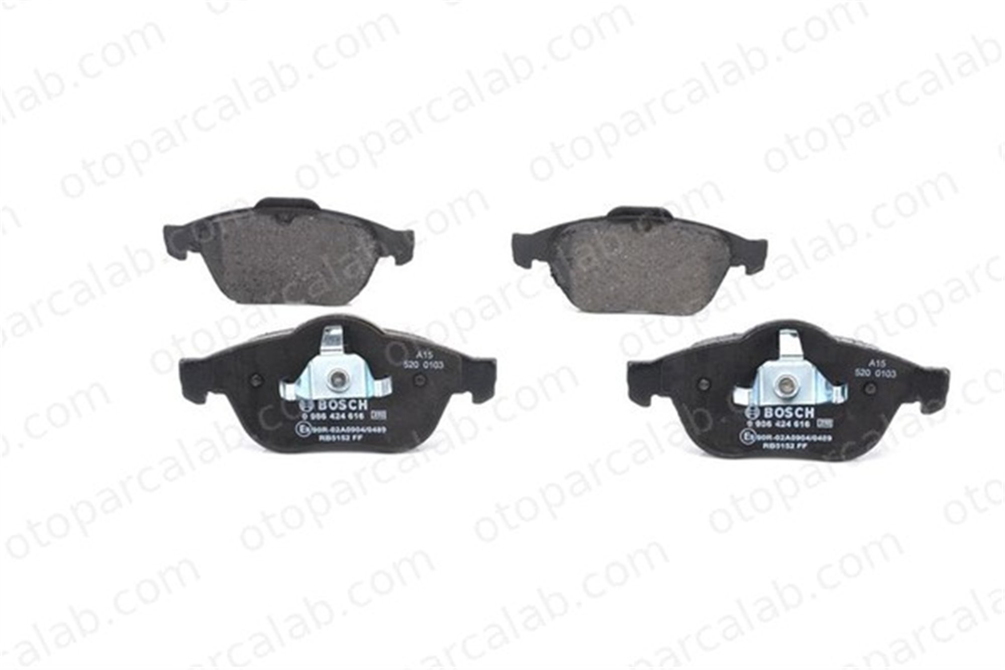 BOSCH 0 986 424 616 Fren Disk Balata Ön RENAULT ESPACE IV VEL SATIS 410607716R 7701206747