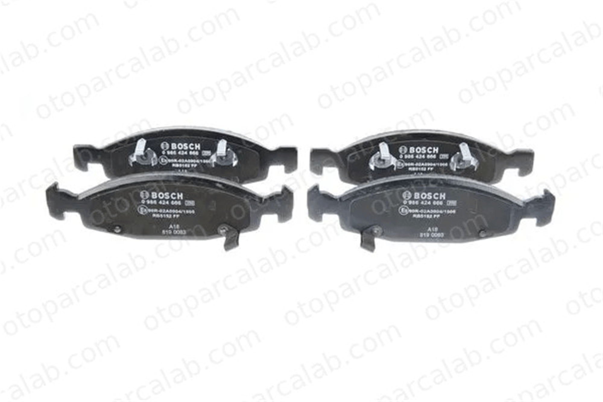 BOSCH 0 986 424 666 Fren Disk Balata Ön JEEP GRAND CHEROKEE II 5018592AA 05018592AA