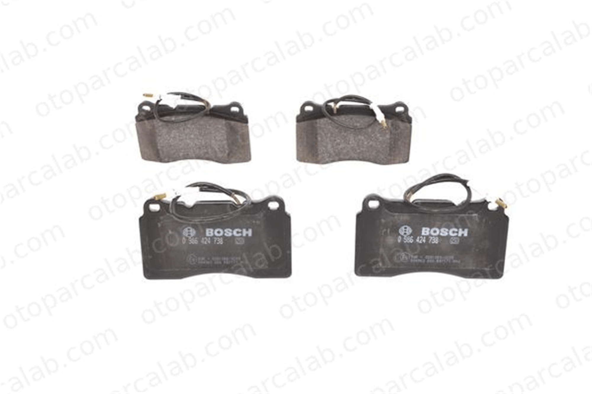 BOSCH 0 986 424 738 Fren Disk Balata Ön CITROËN C8 C8 Van 425207 425255