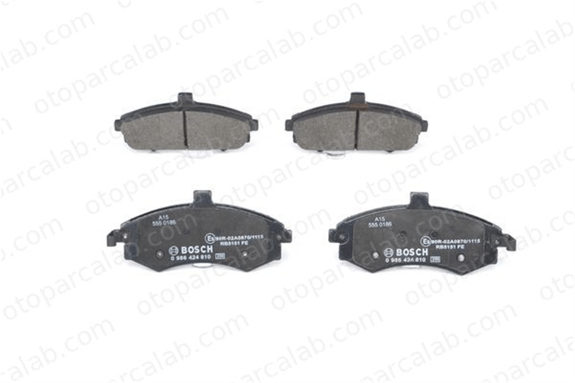 BOSCH 0 986 424 810 Fren Disk Balata Ön HYUNDAI ELANTRA III Sedan ELANTRA III 5810117A10 5810117A00