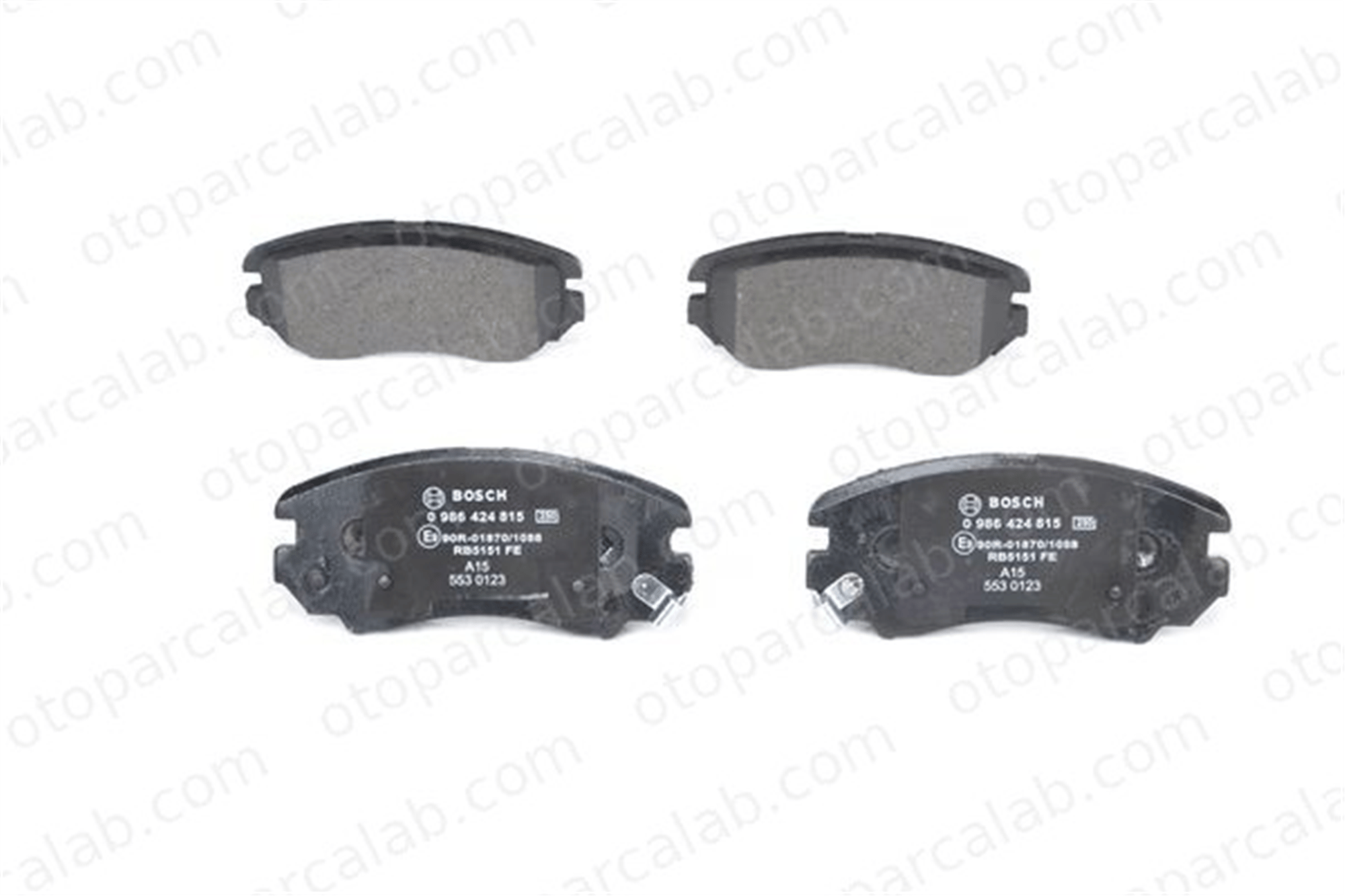 BOSCH 0 986 424 815 Fren Disk Balata Ön HYUNDAI TUCSON KIA SPORTAGE II K2FA3328Z 0K2FA3328Z