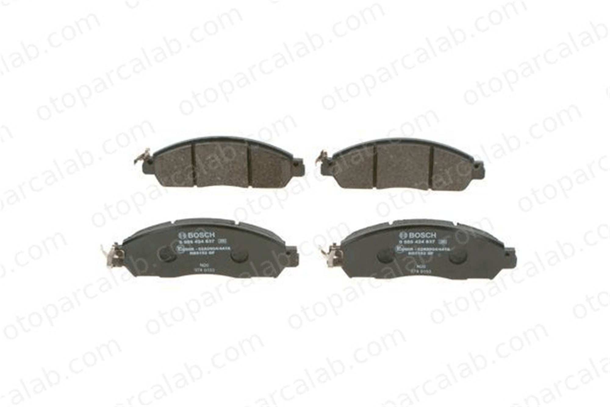 BOSCH 0 986 424 837 Fren Disk Balata Ön NISSAN NP300 NAVARA Pick-up RENAULT ALASKAN D10604KJ1A D10604JA0A