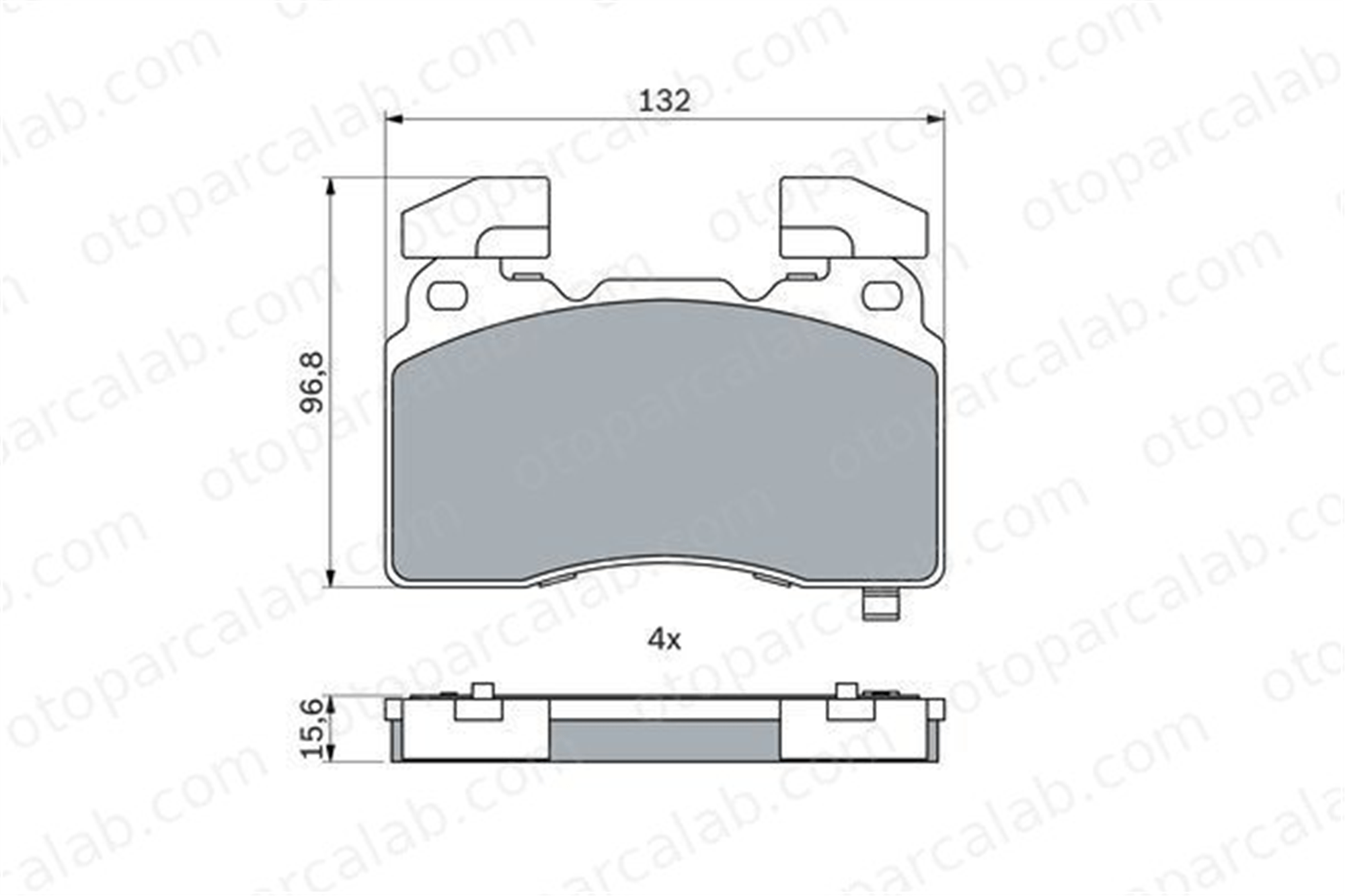 BOSCH 0 986 424 894 Fren Disk Balata Ön OPEL INSIGNIA B Grand Sport INSIGNIA B Sports Tourer 23441307 84732488