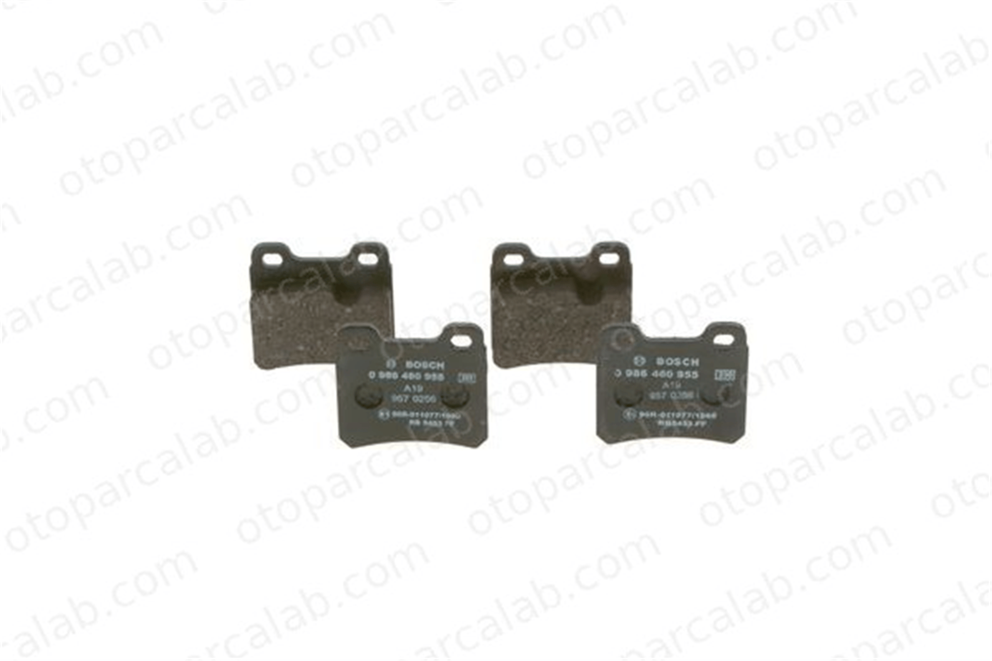 BOSCH 0 986 460 955 Fren Disk Balata Arka OPEL ASTRA F Station wagon ASTRA F 1605728 1605879
