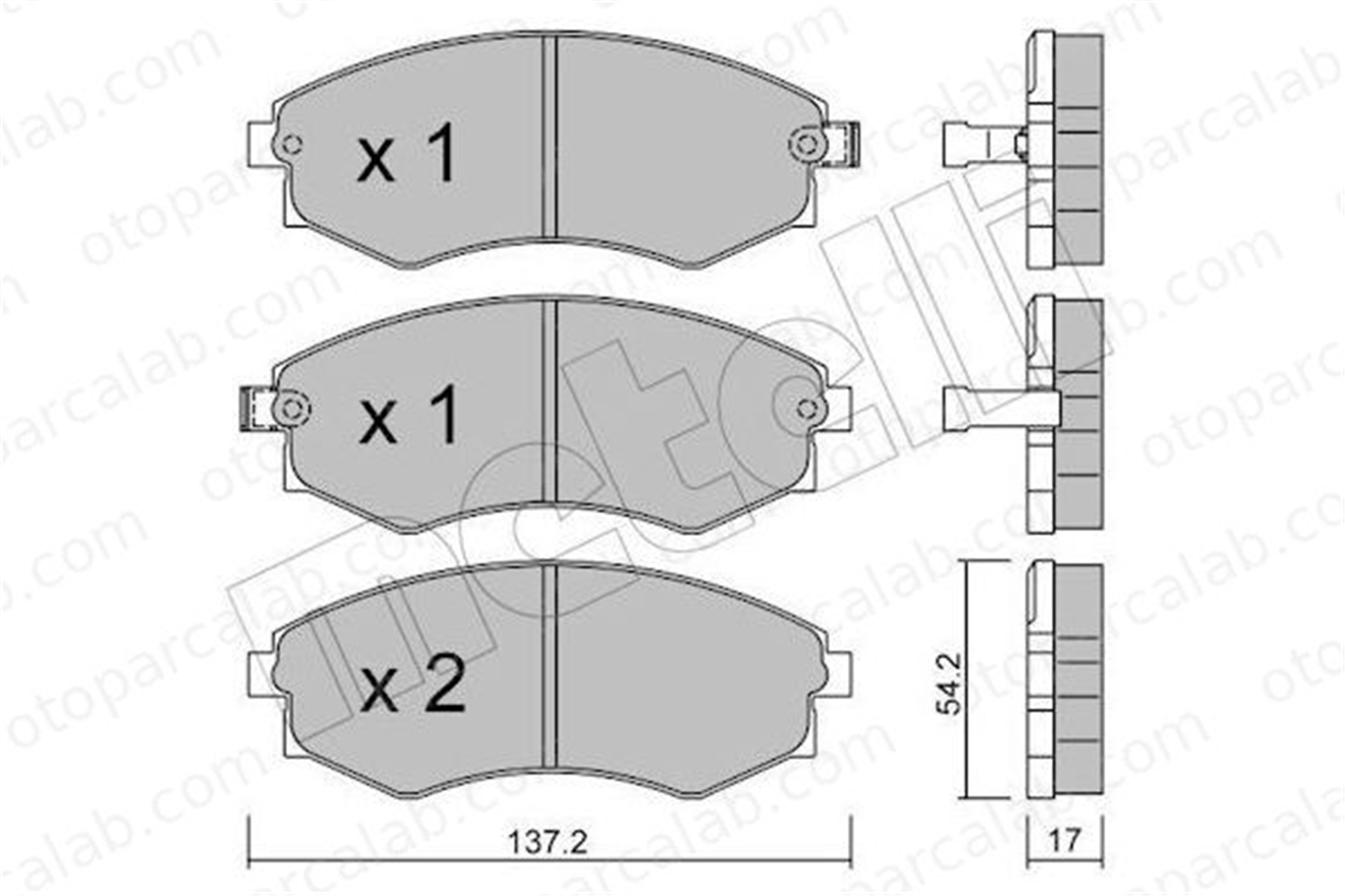 BOSCH 0 986 461 121 Fren Disk Balata Ön SSANGYONG KORANDO HYUNDAI SONATA III 5810133A00 5810134A00