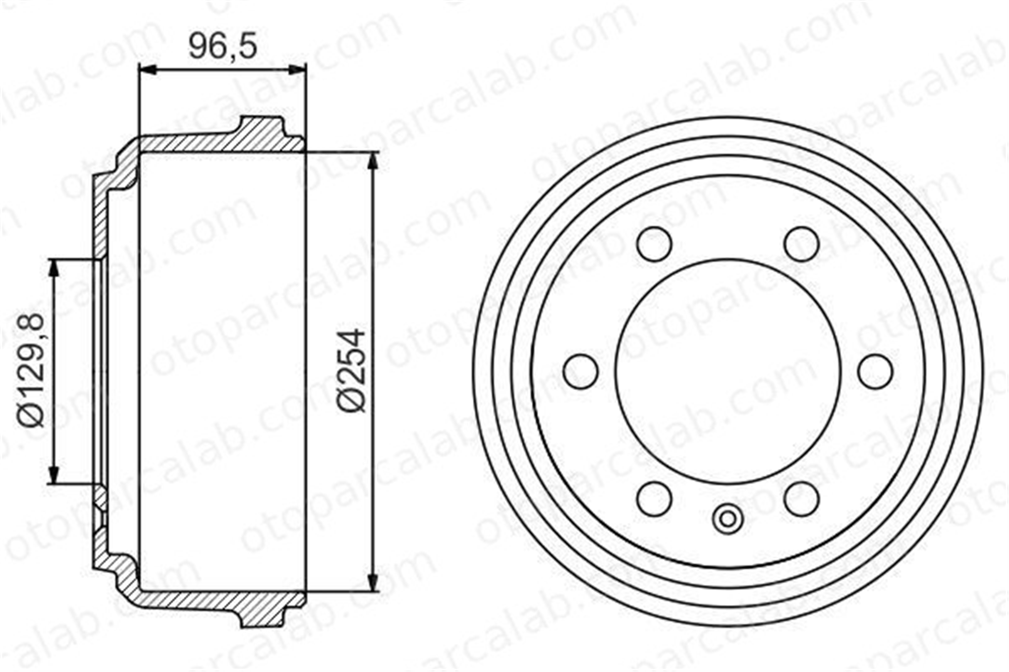 BOSCH 0 986 477 218 Kampana Arka Sağ ve Sol IVECO DAILY II Panelvan/Van DAILY II Platform şasi 7162112 7165379