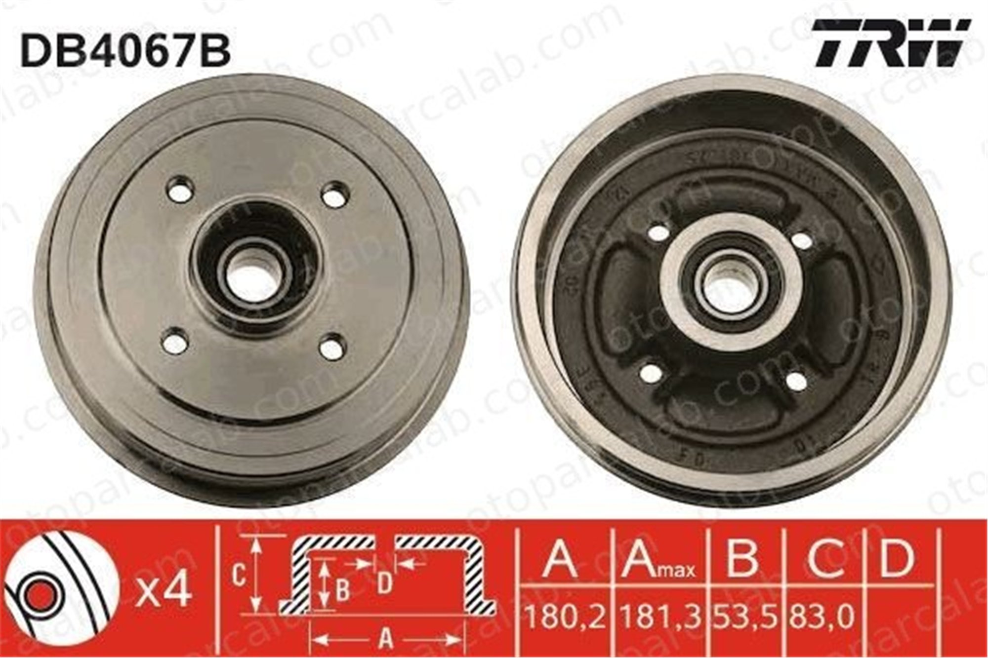 BOSCH 0 986 477 369 Kampana Arka Sağ veya Sol RENAULT 21 Sedan RAPID Kasa/büyük limuzin 7700757354 7700783392