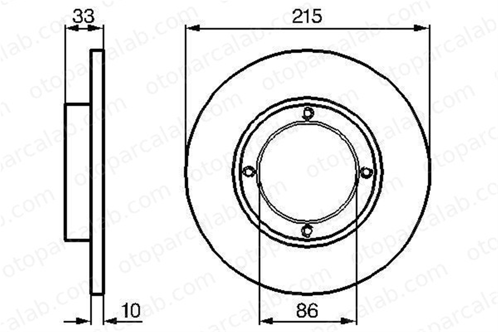 BOSCH 0 986 478 376 Fren Disk Ayna Ön Sağ ve Sol SUZUKI SWIFT I SUPER CARRY Minibüs/Otobüs 5531160B11 55311A60B11000