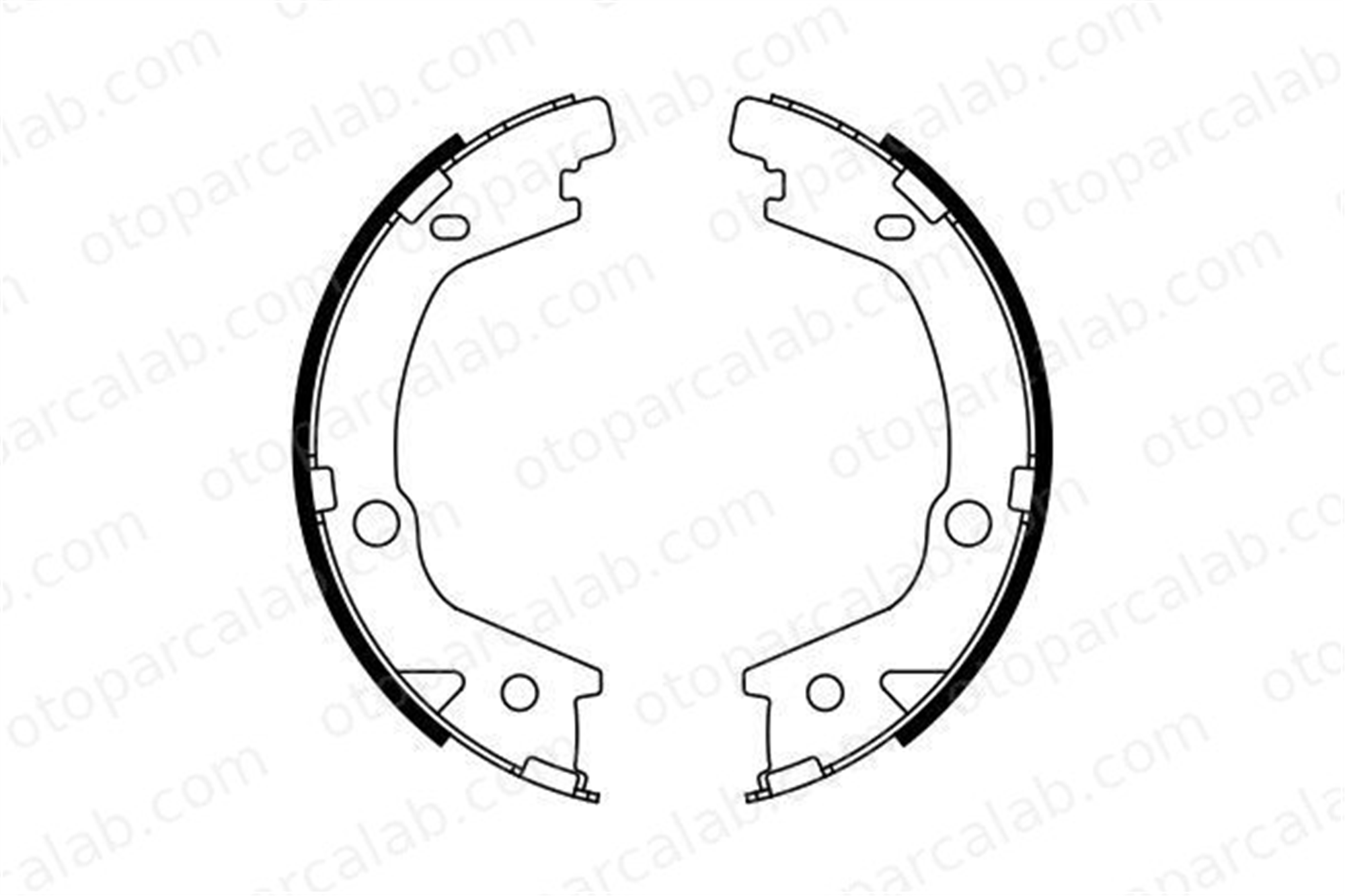 BOSCH 0 986 487 770 Fren Pabuçlu Balata Arka HYUNDAI SONATA V KIA MAGENTIS II 5830538A00 5830538B00