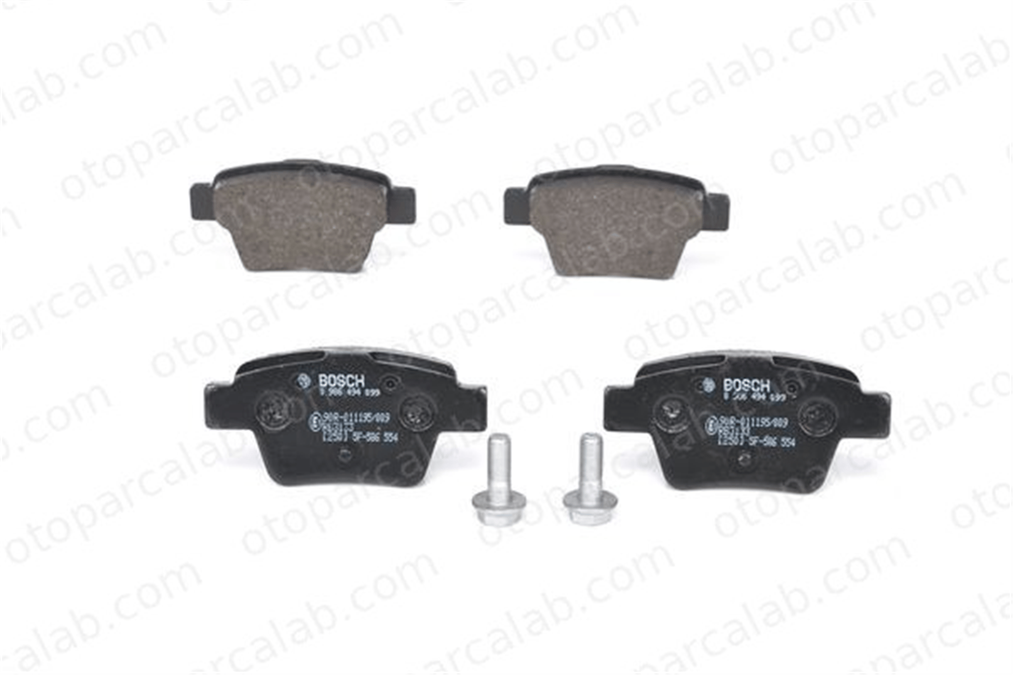 BOSCH 0 986 494 099 Fren Disk Balata Arka CITROËN C4 I C4 Coupe 425322 425398