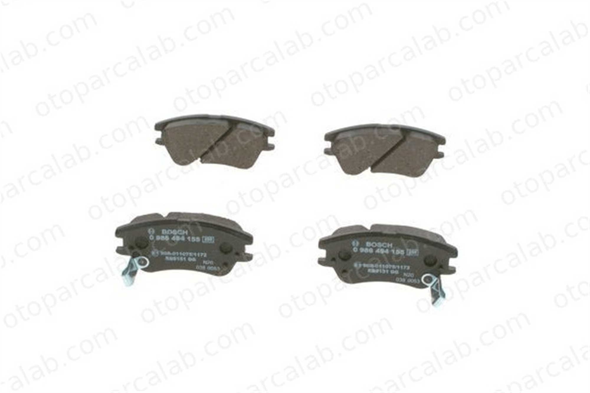 BOSCH 0 986 494 155 Fren Disk Balata Ön HYUNDAI ATOS 5810102A10 5810105A10