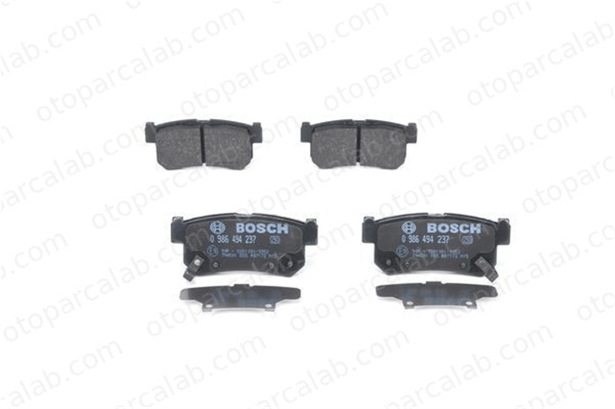 BOSCH 0 986 494 237 Fren Disk Balata Ön SSANGYONG REXTON / REXTON II KYRON 4841305100 4841308050