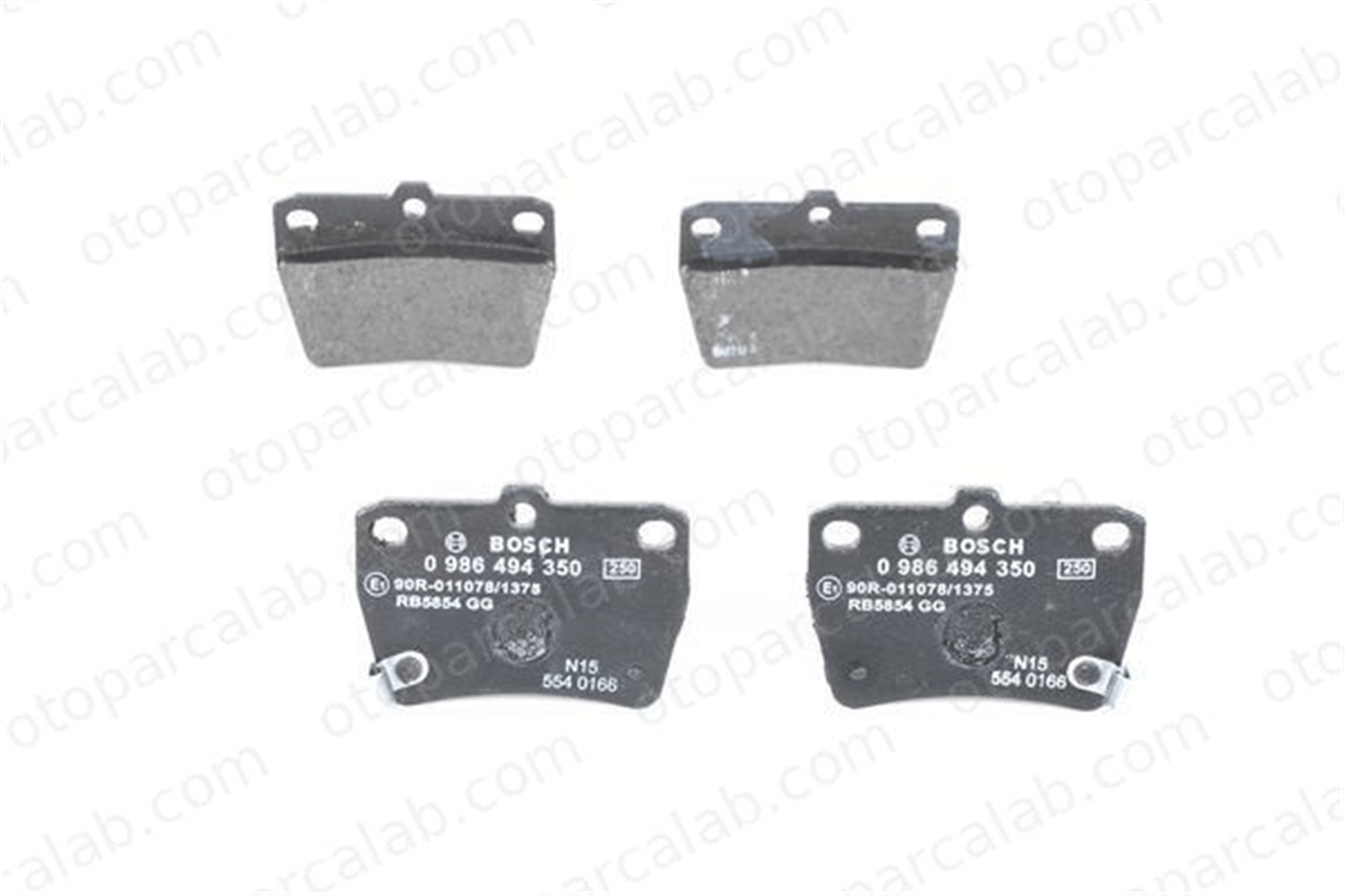 BOSCH 0 986 494 350 Fren Disk Balata Arka TOYOTA RAV 4 II RAV 4 I Cabrio 446642010 T11BJ3501080